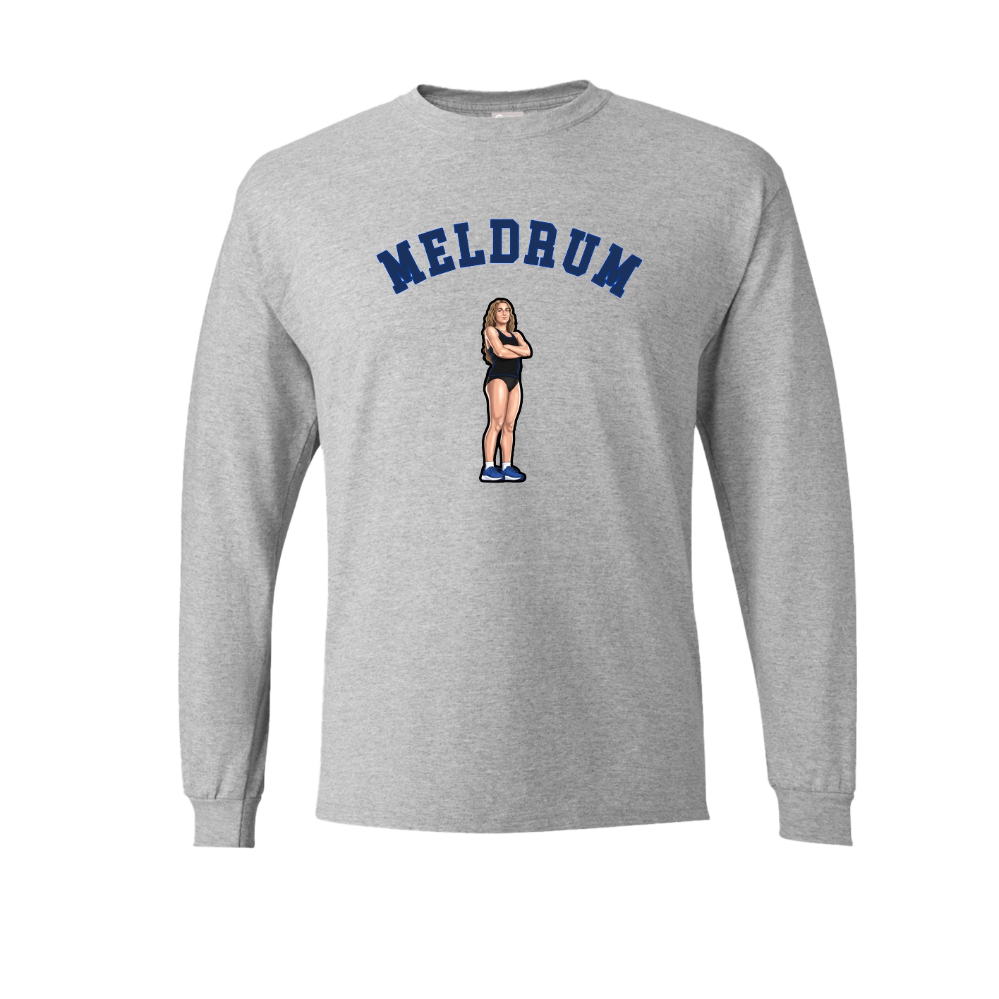 Long Sleeve Tee — Shirsey Arch in Grey