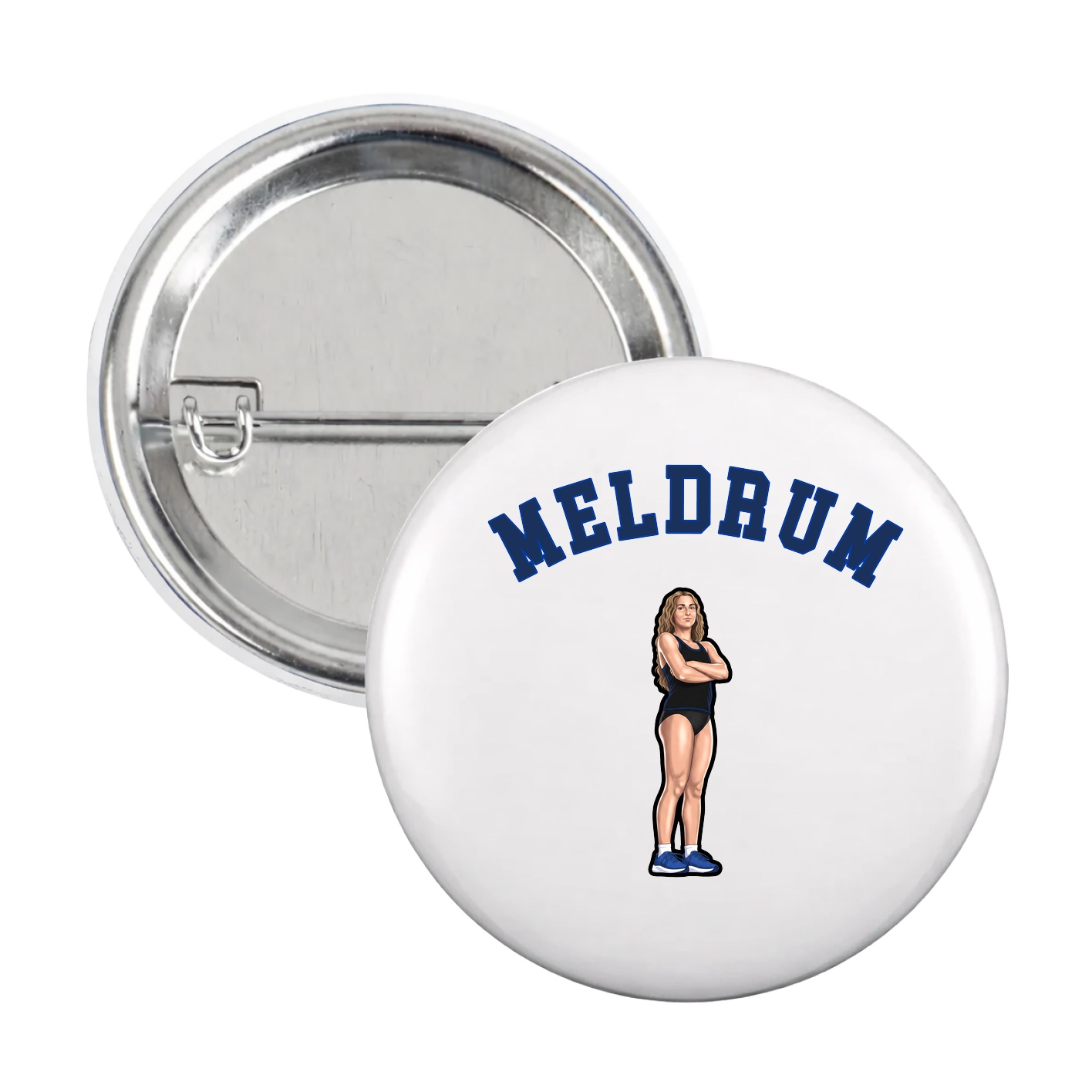 Game Day Button — Shirsey Arch in White