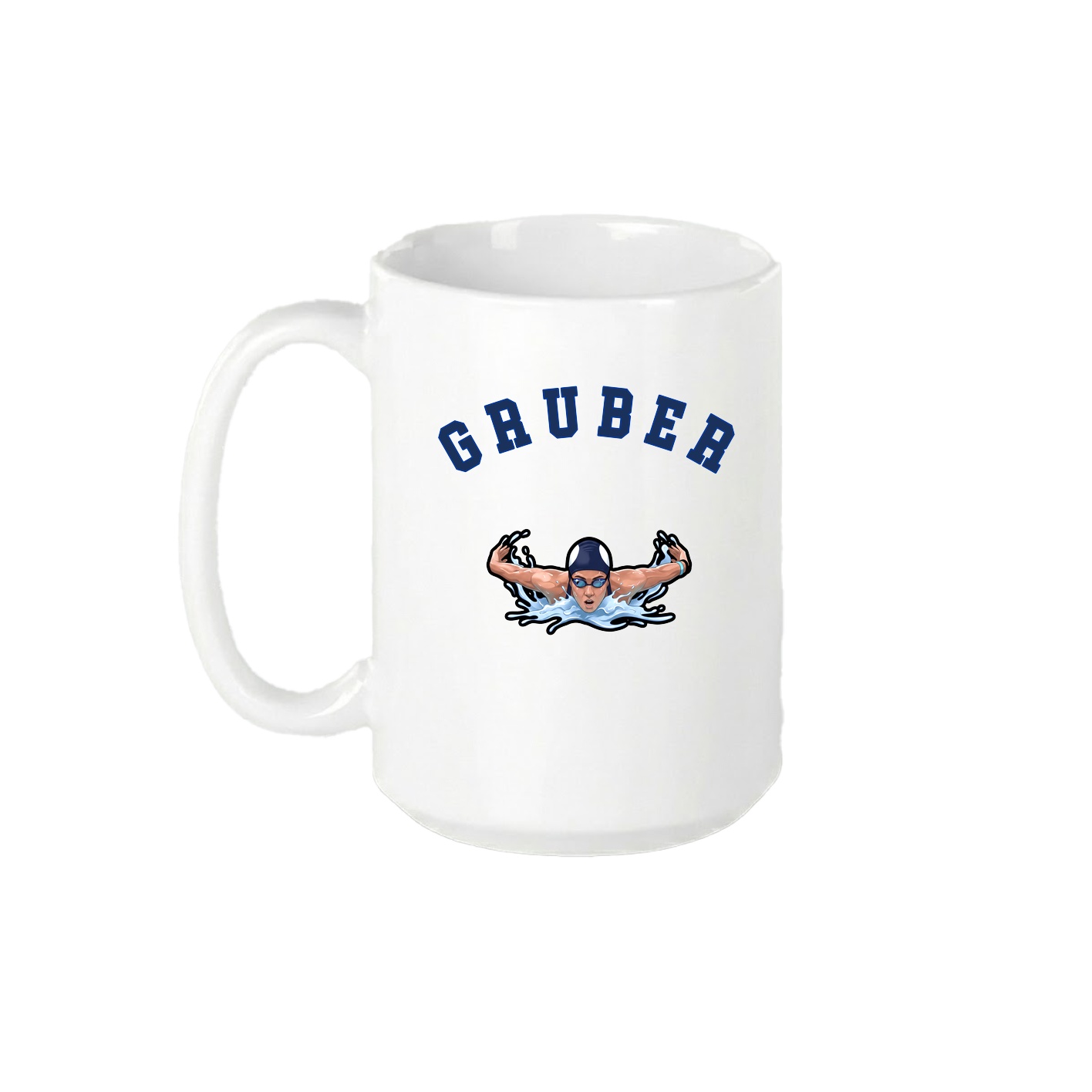 15oz Coffee Mug — Shirsey Arch in White