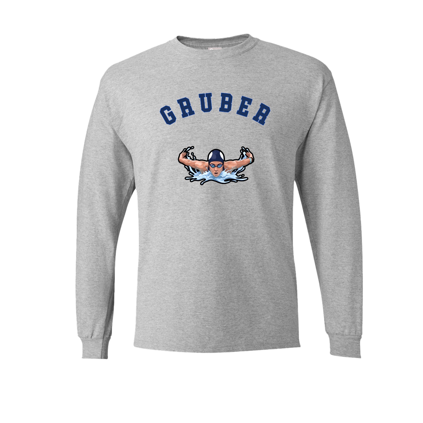 Long Sleeve Tee — Shirsey Arch in Grey