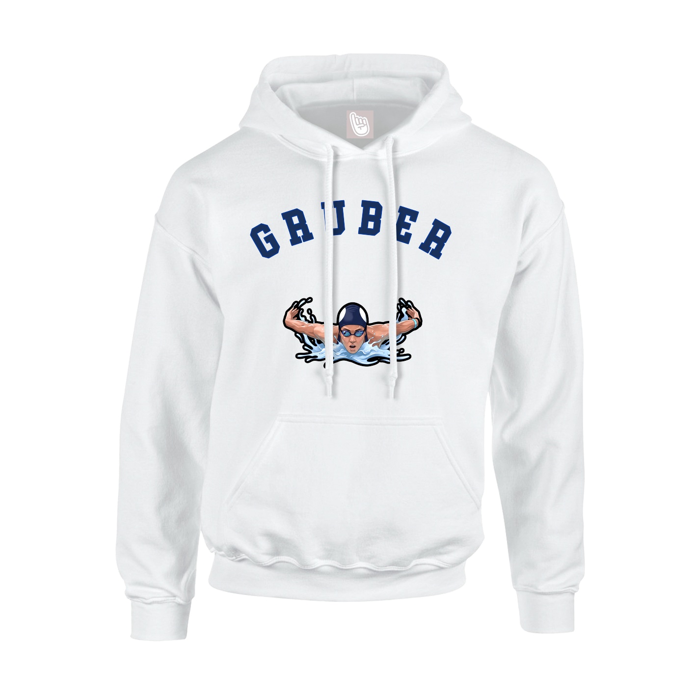 Youth Hoodie — Shirsey Arch in White