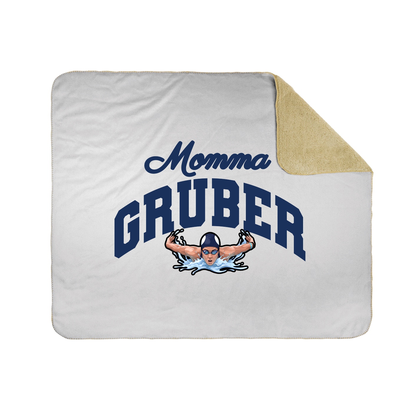 Throw Blanket — Mothers Day Arch in White
