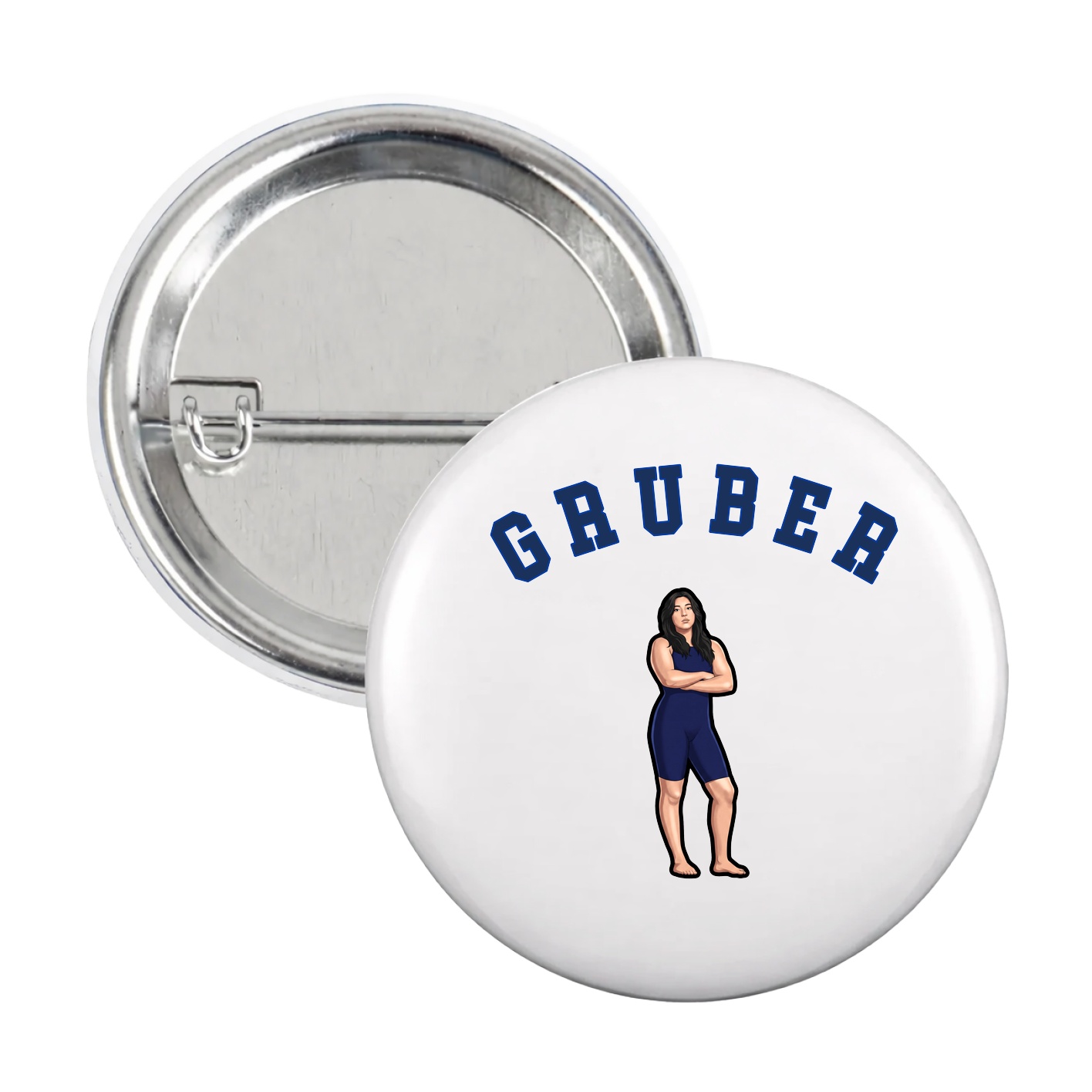 Game Day Button — Shirsey Arch in White