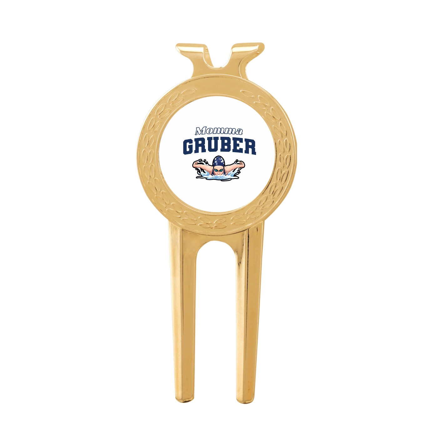Divot Tool with Ball Marker — Mothers Day Block in Classic