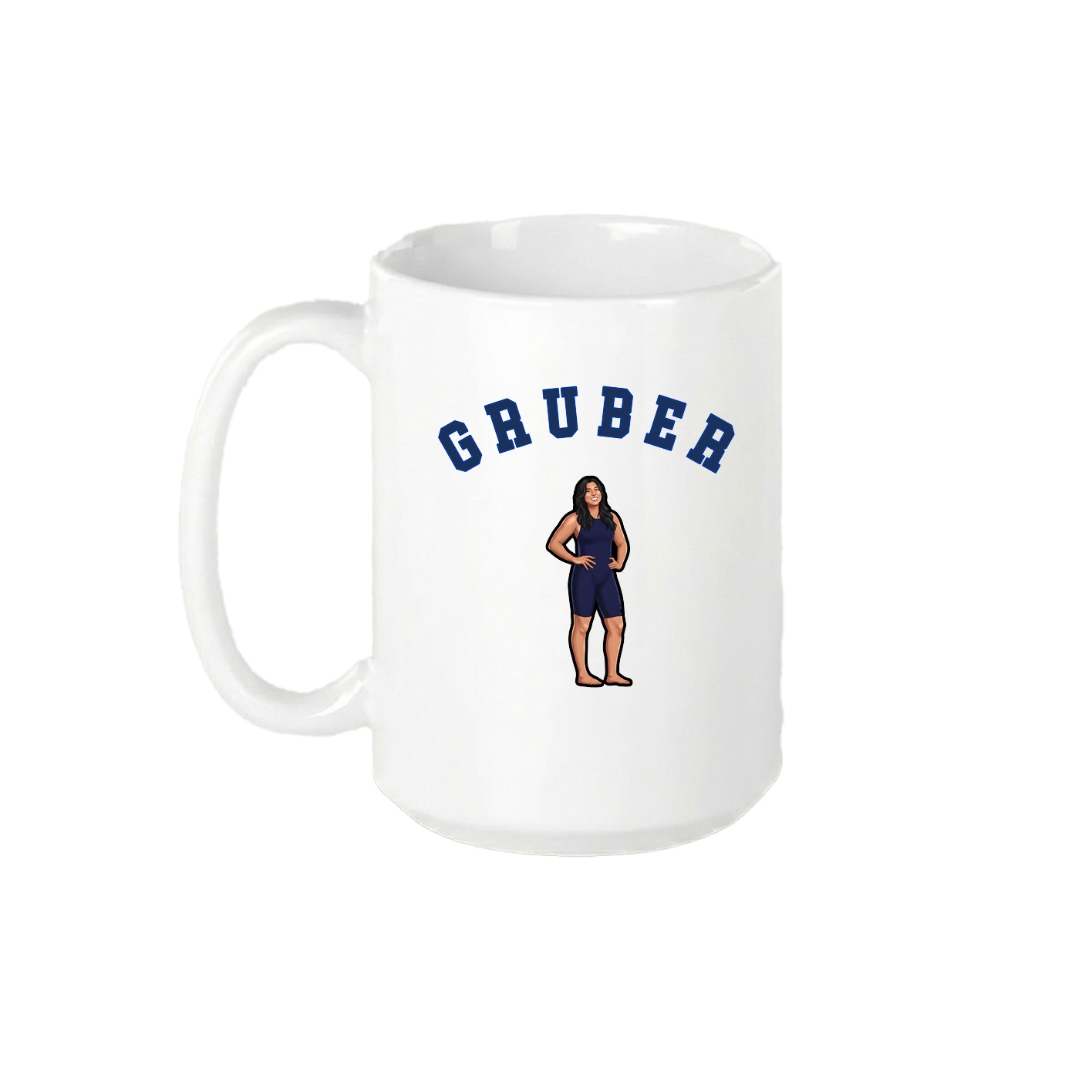 15oz Coffee Mug — Shirsey Arch in White