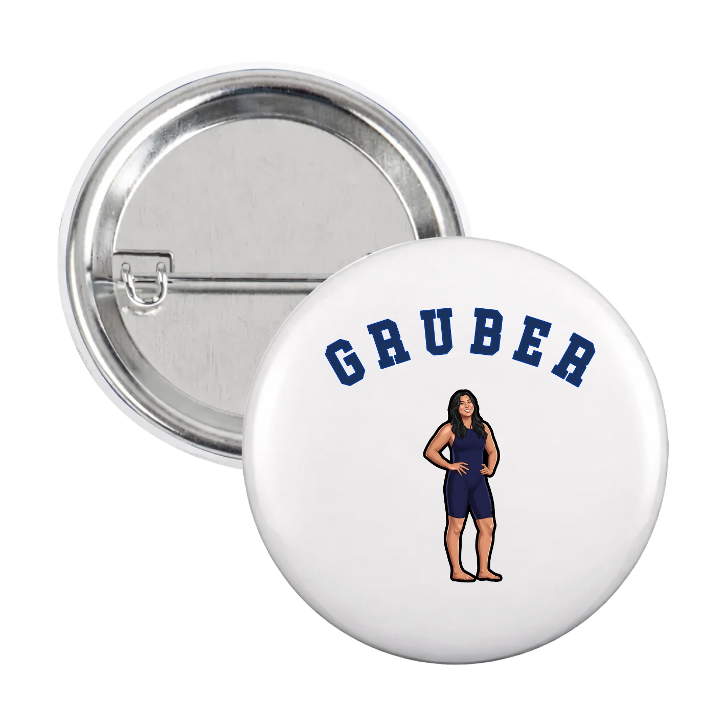 Game Day Button — Shirsey Arch in White