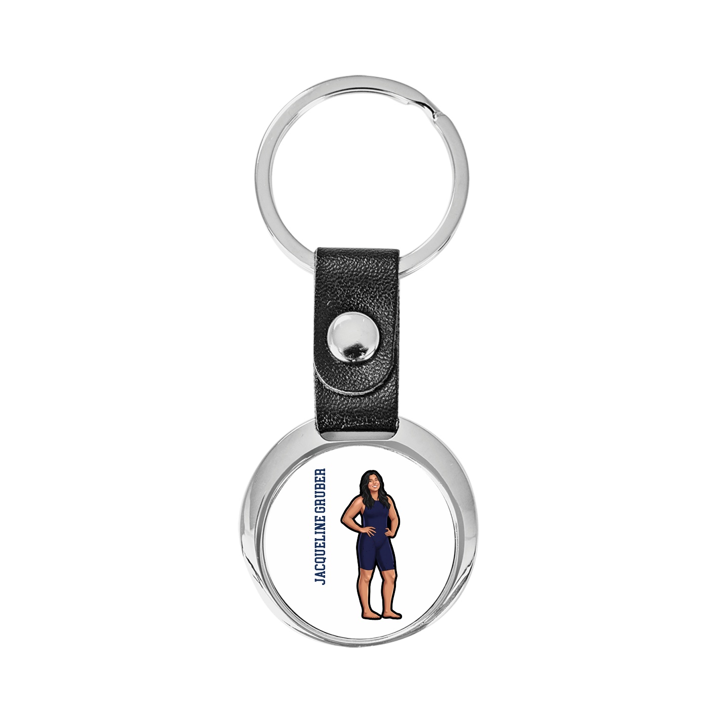 Key Chain — Name Vertical in Classic