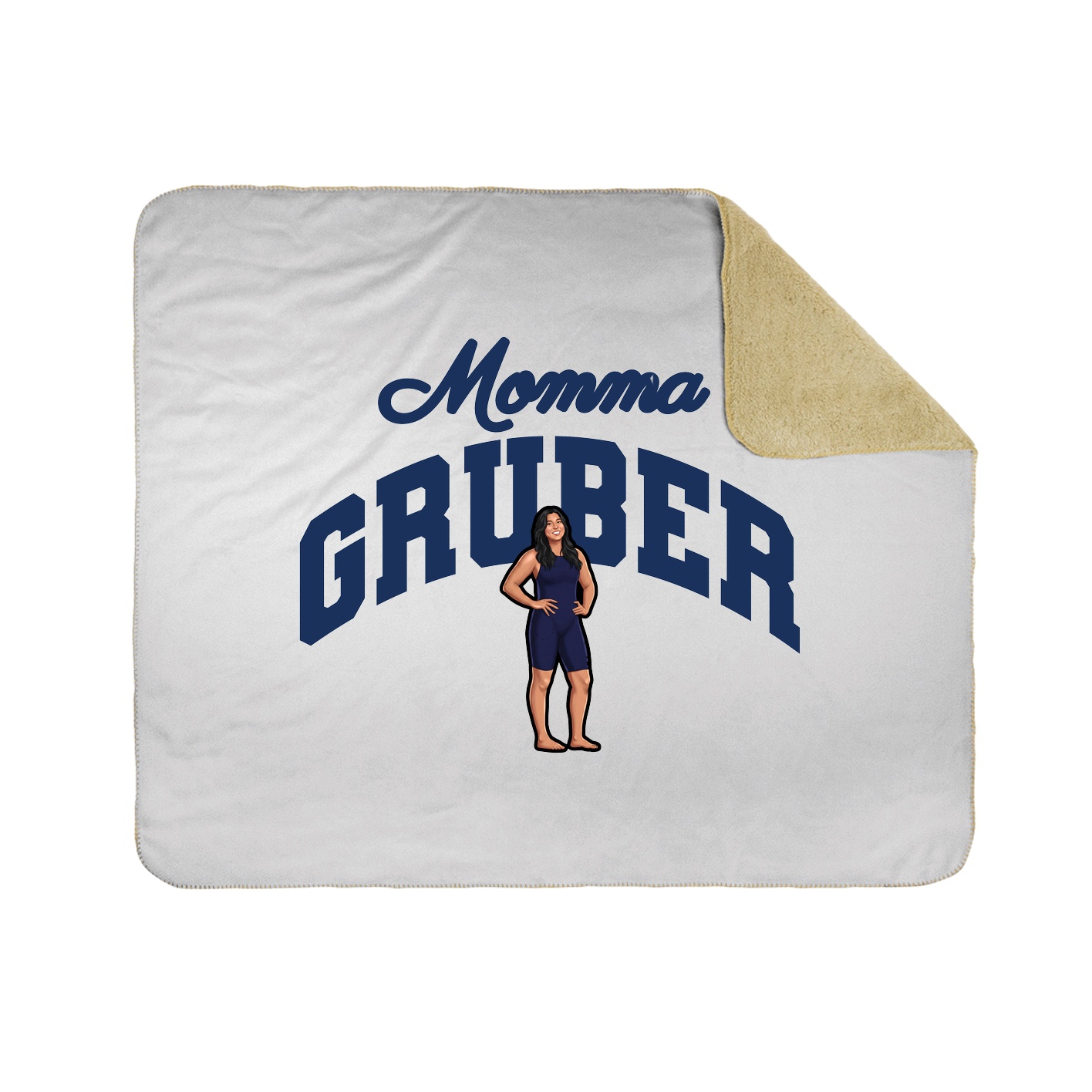 Throw Blanket — Mothers Day Arch in White