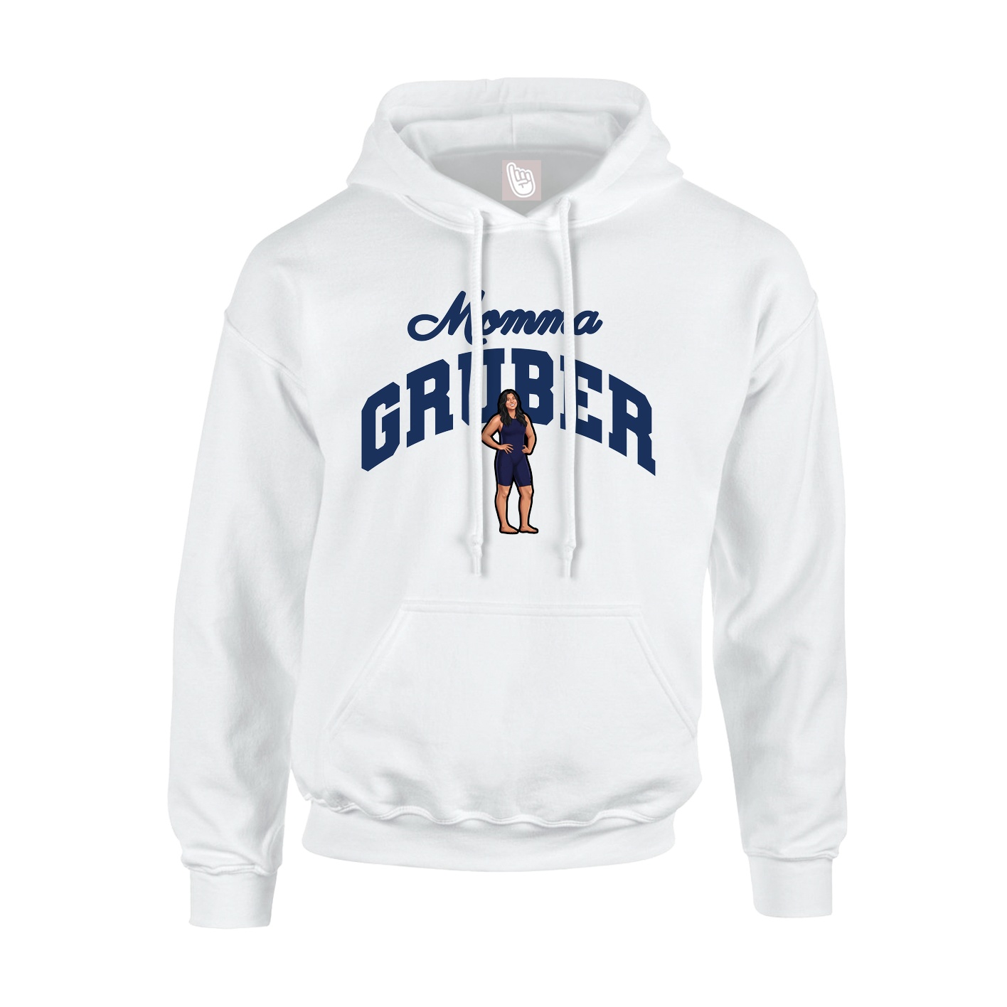 Hoodie — Mothers Day Arch in White