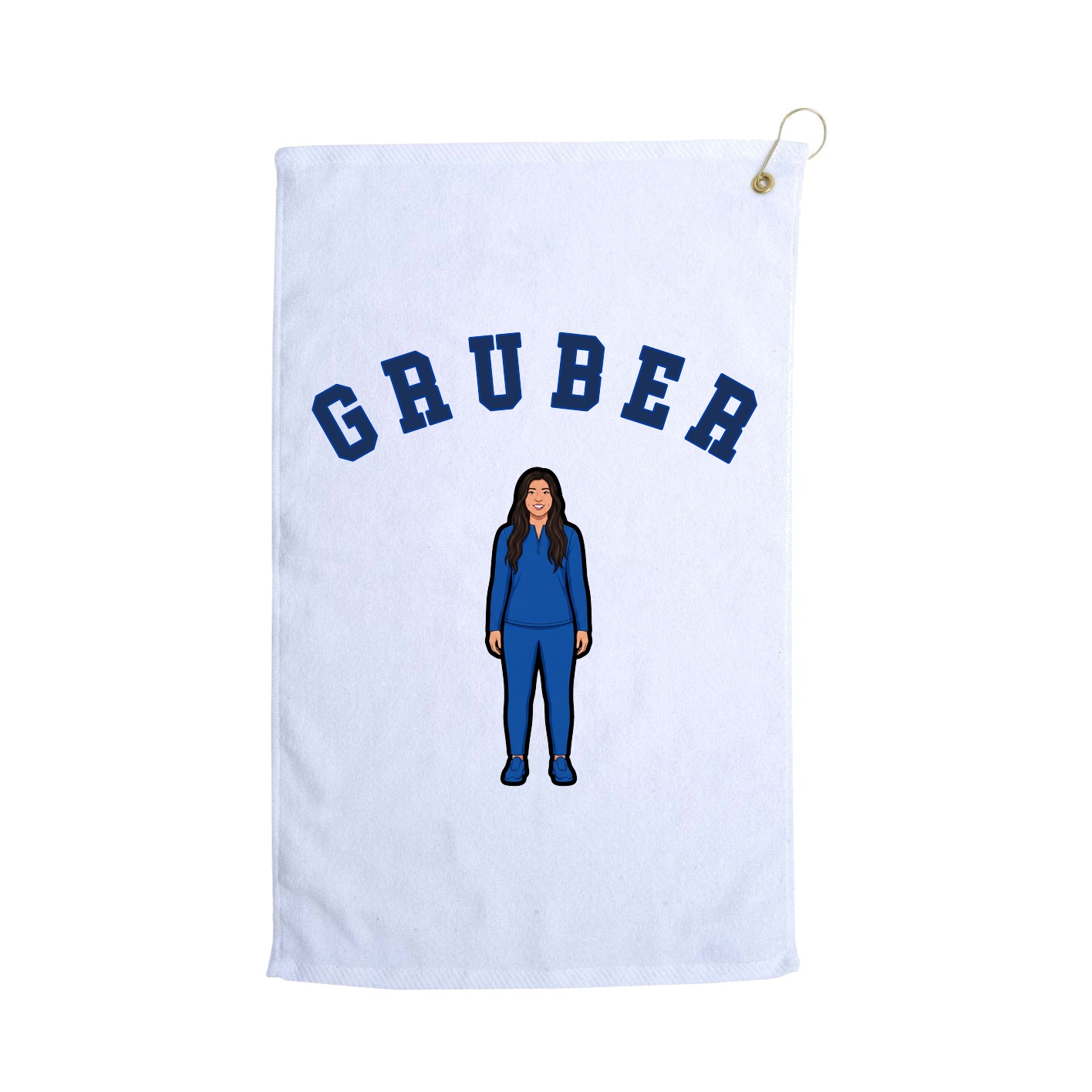 Golf Towel — Shirsey Arch in White
