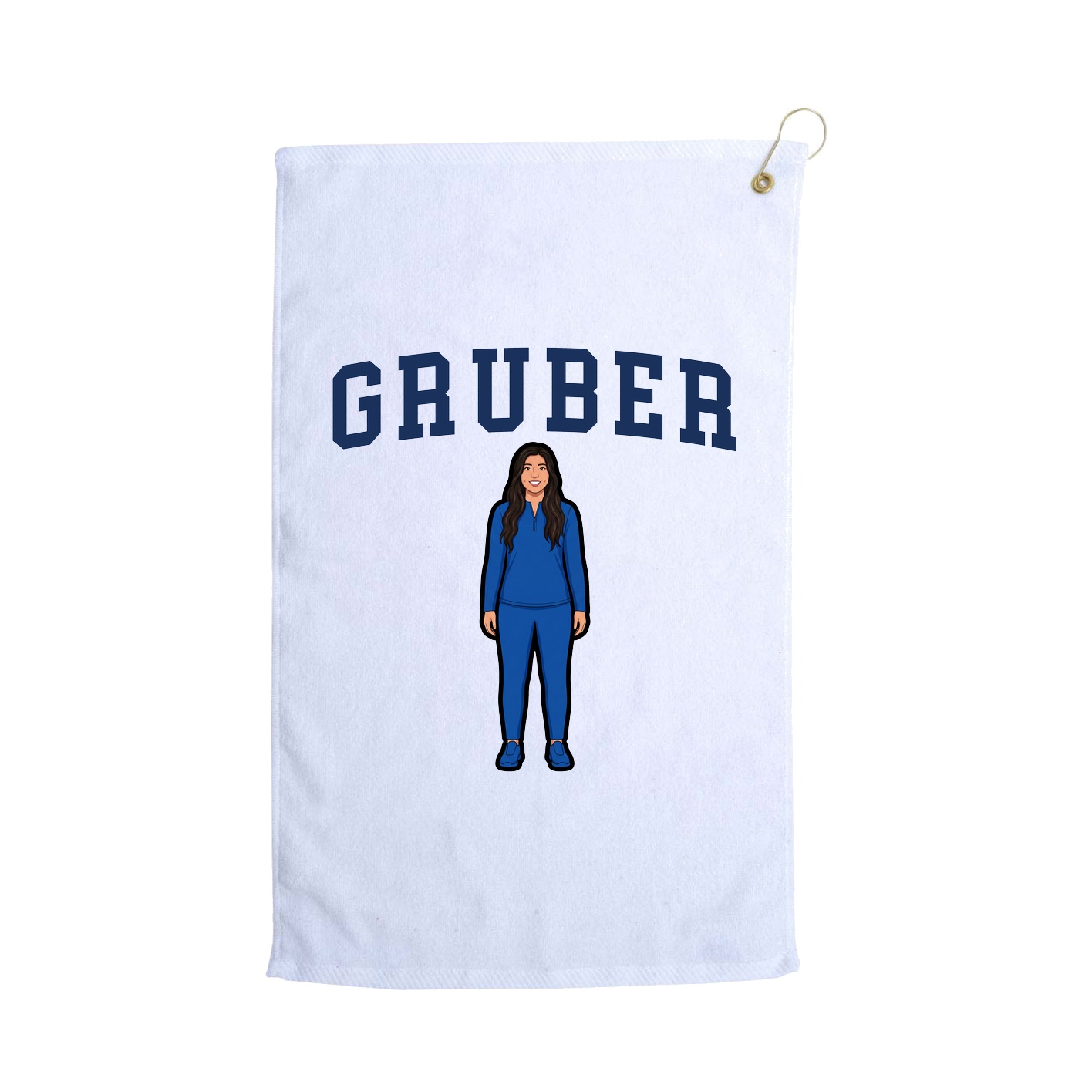 Golf Towel — Shirsey in White