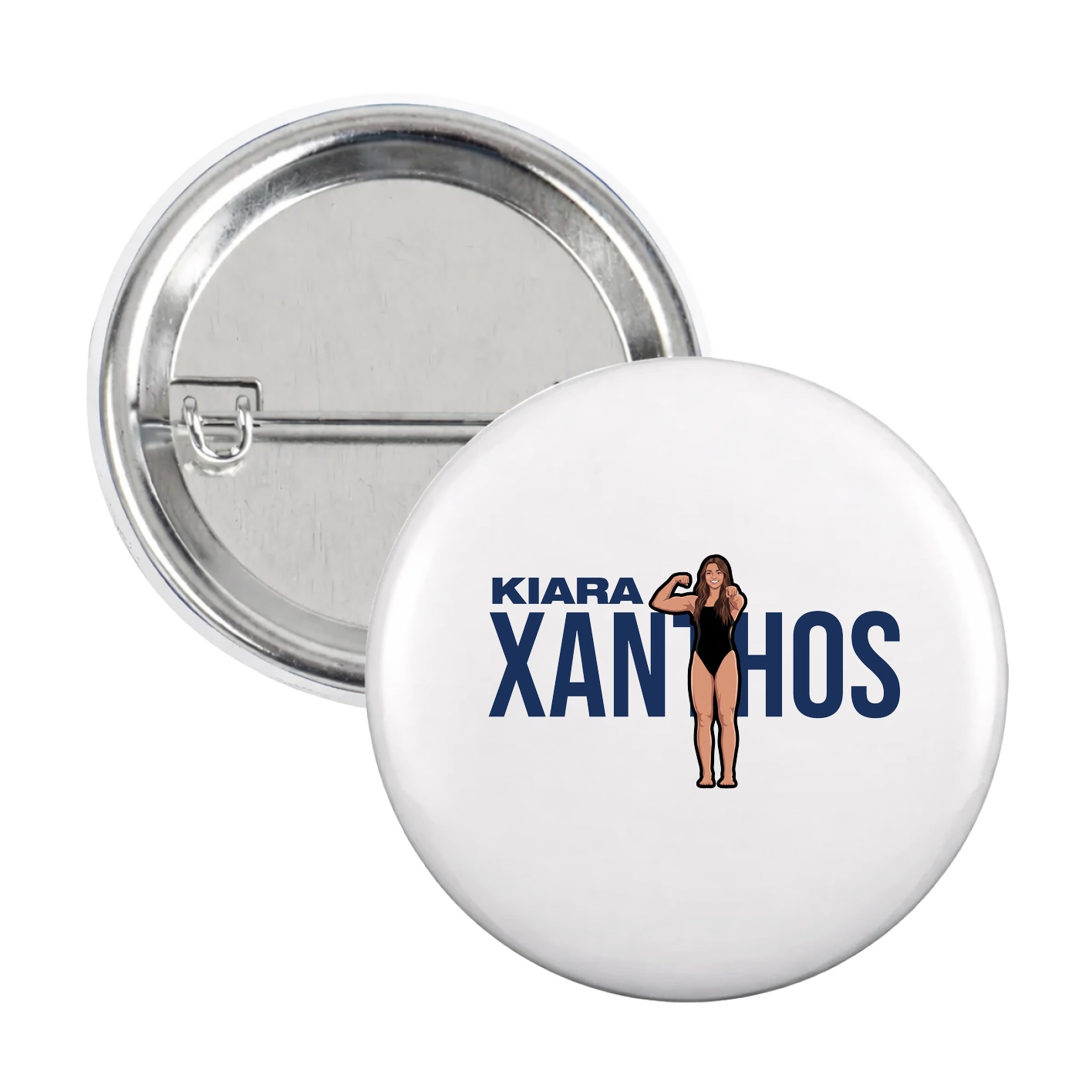Game Day Button — Player Name in White