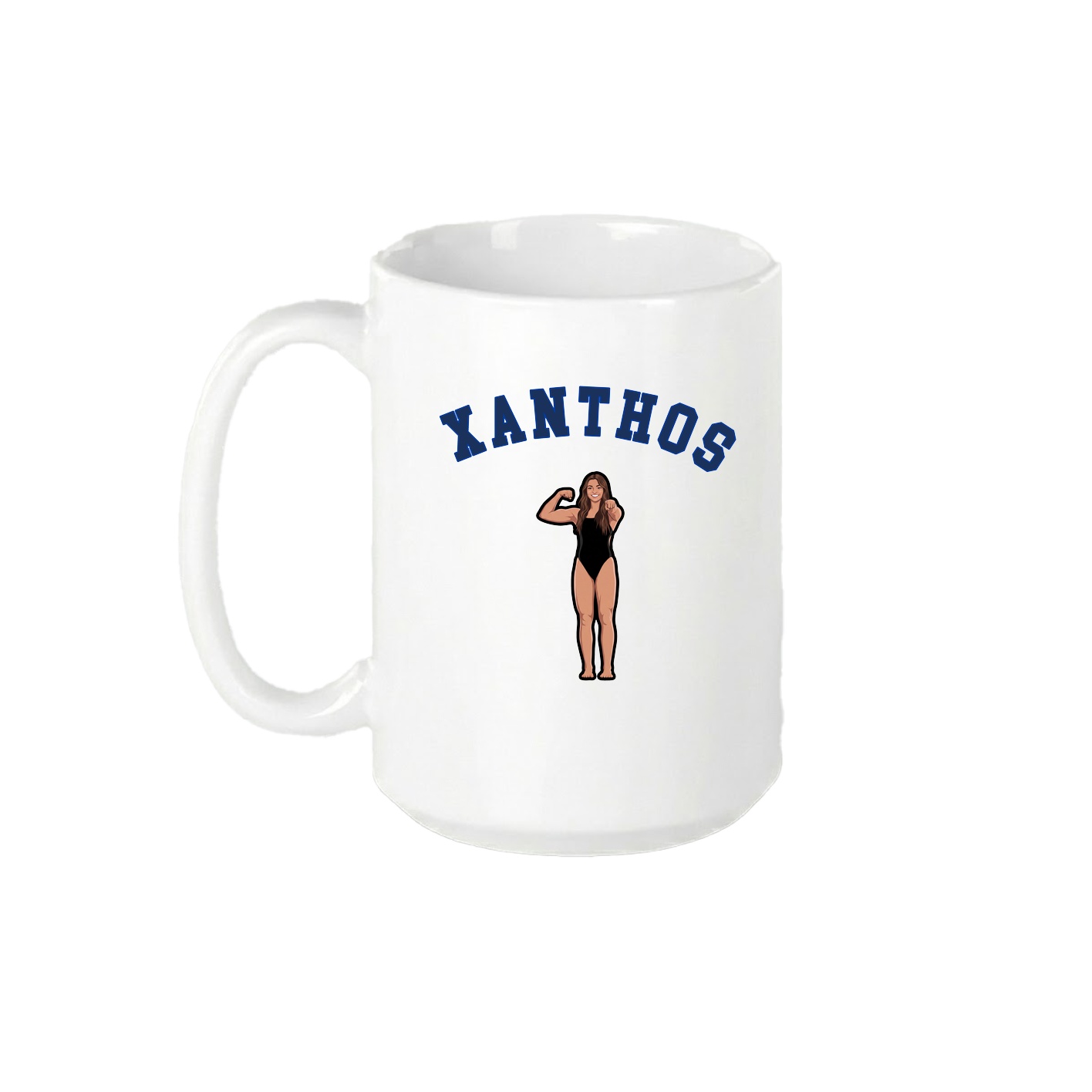15oz Coffee Mug — Shirsey Arch in White