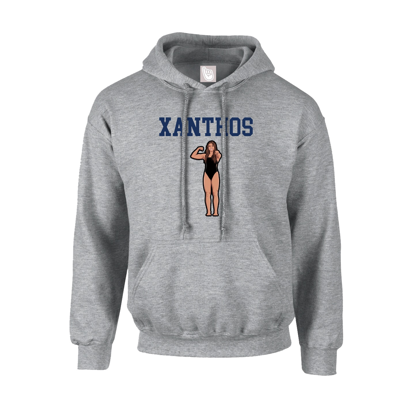Hoodie — Shirsey in Grey