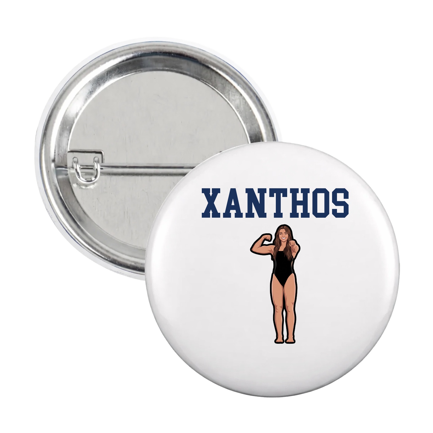 Game Day Button — Shirsey in White