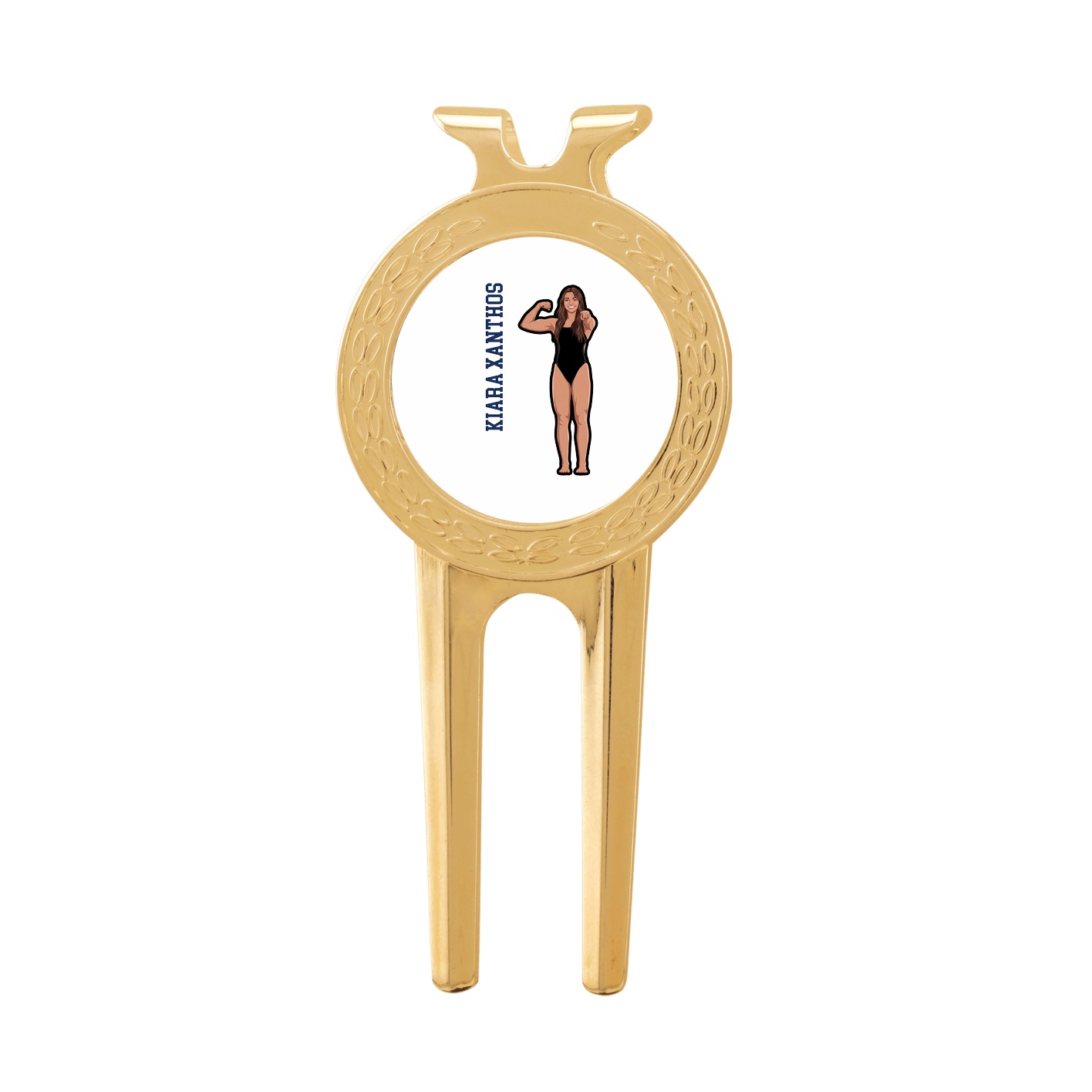 Divot Tool with Ball Marker — Name Vertical in Classic