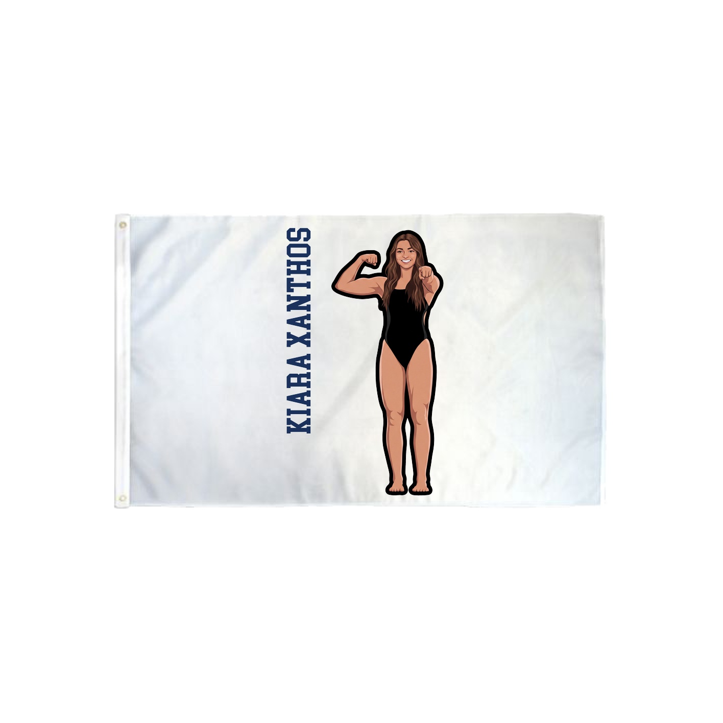 3x5 Flag — Name Vertical in Classic