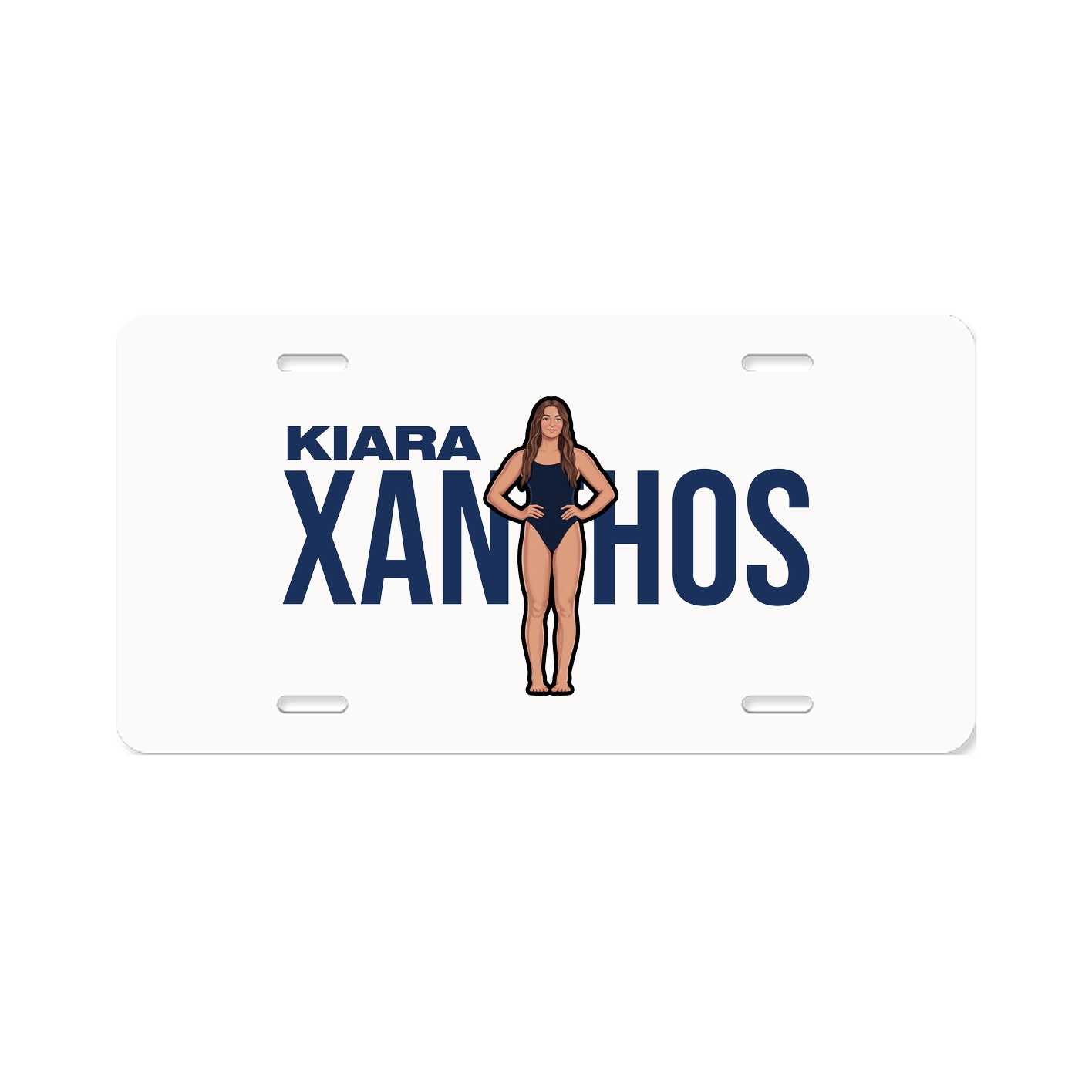 License Plate — Player Name in Classic