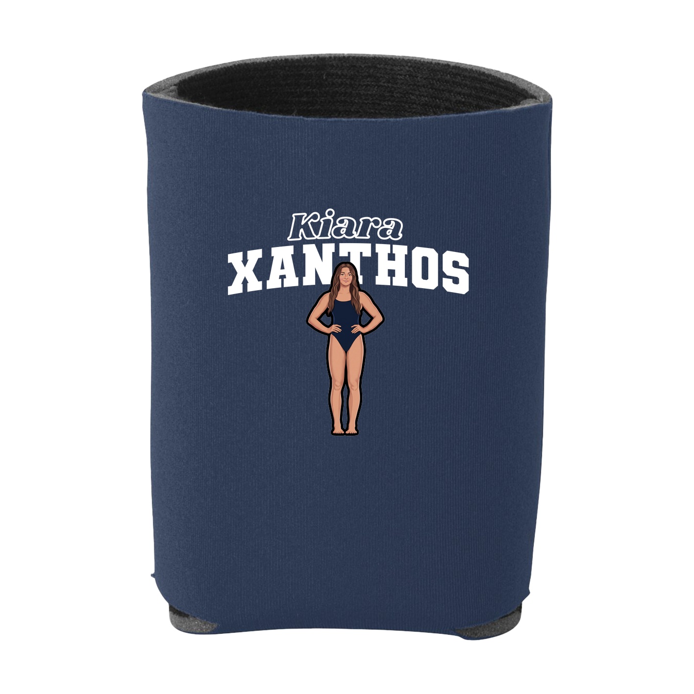 Can Holder — Name Arch in Navy