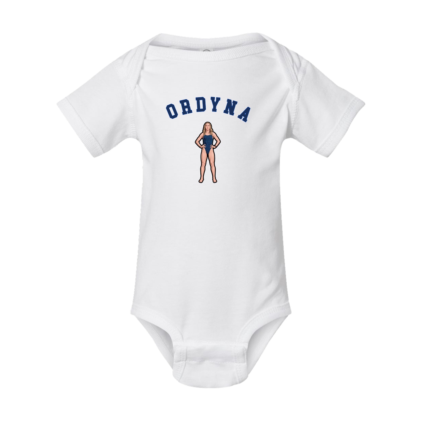 Baby Onesie — Shirsey Arch in White