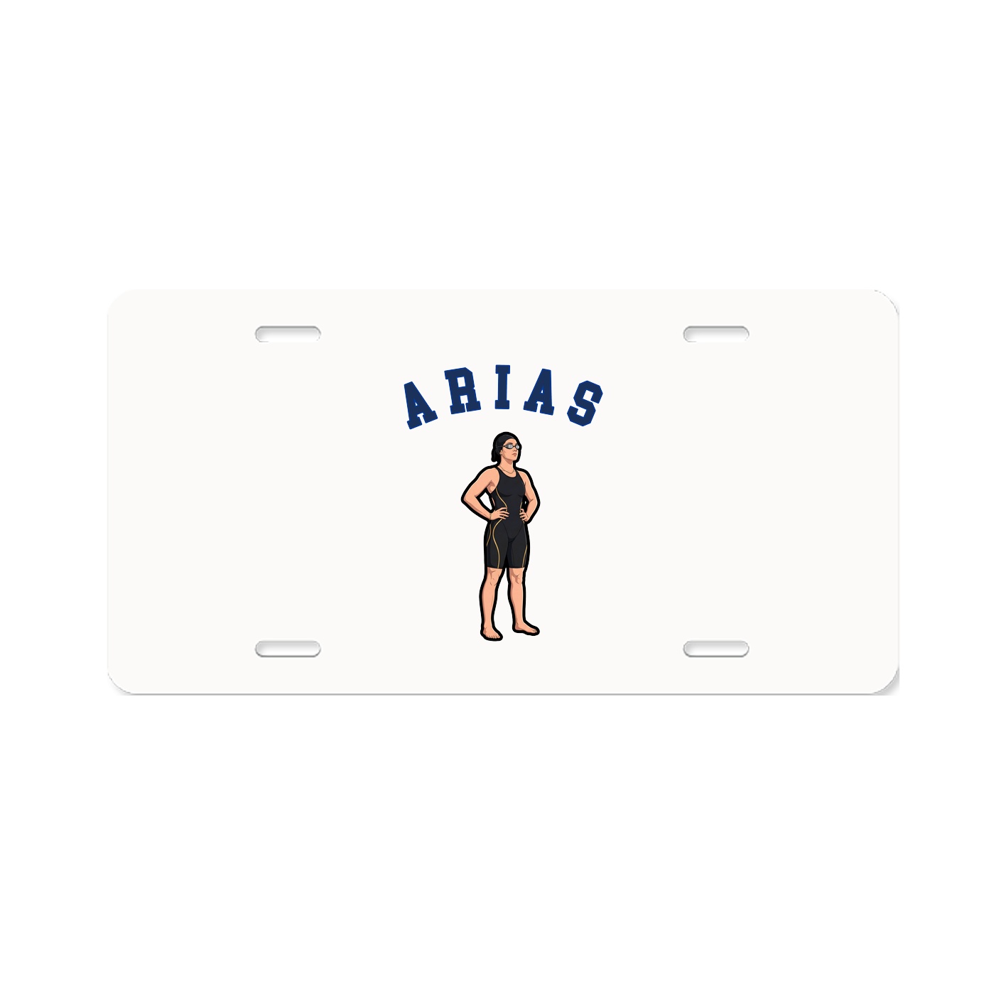 License Plate — Shirsey Arch in Classic
