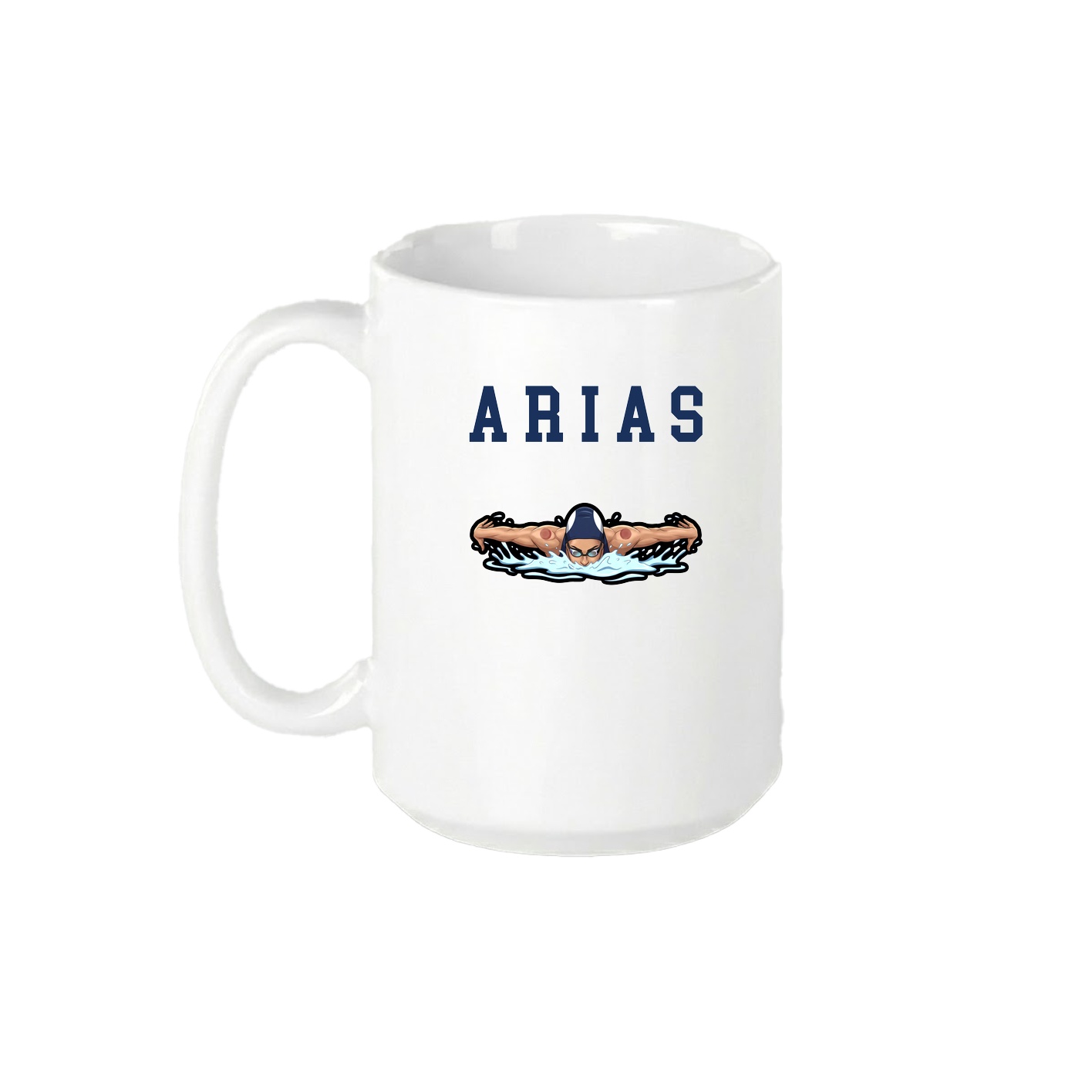 15oz Coffee Mug — Shirsey in White