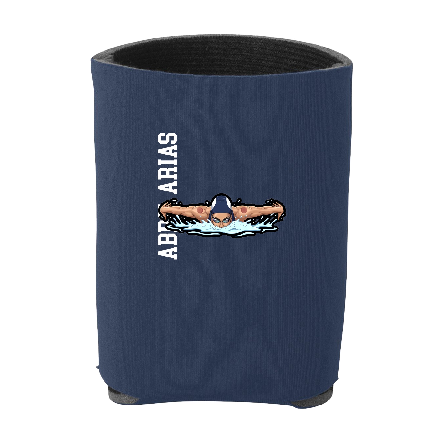 Can Holder — Name Vertical in Navy