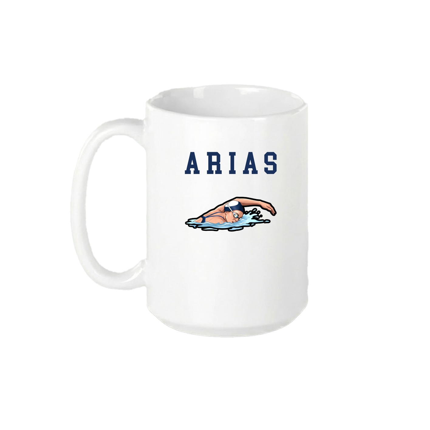 15oz Coffee Mug — Shirsey in White