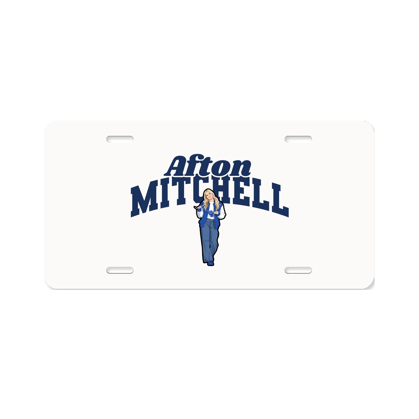 License Plate — Signature Arch in Classic