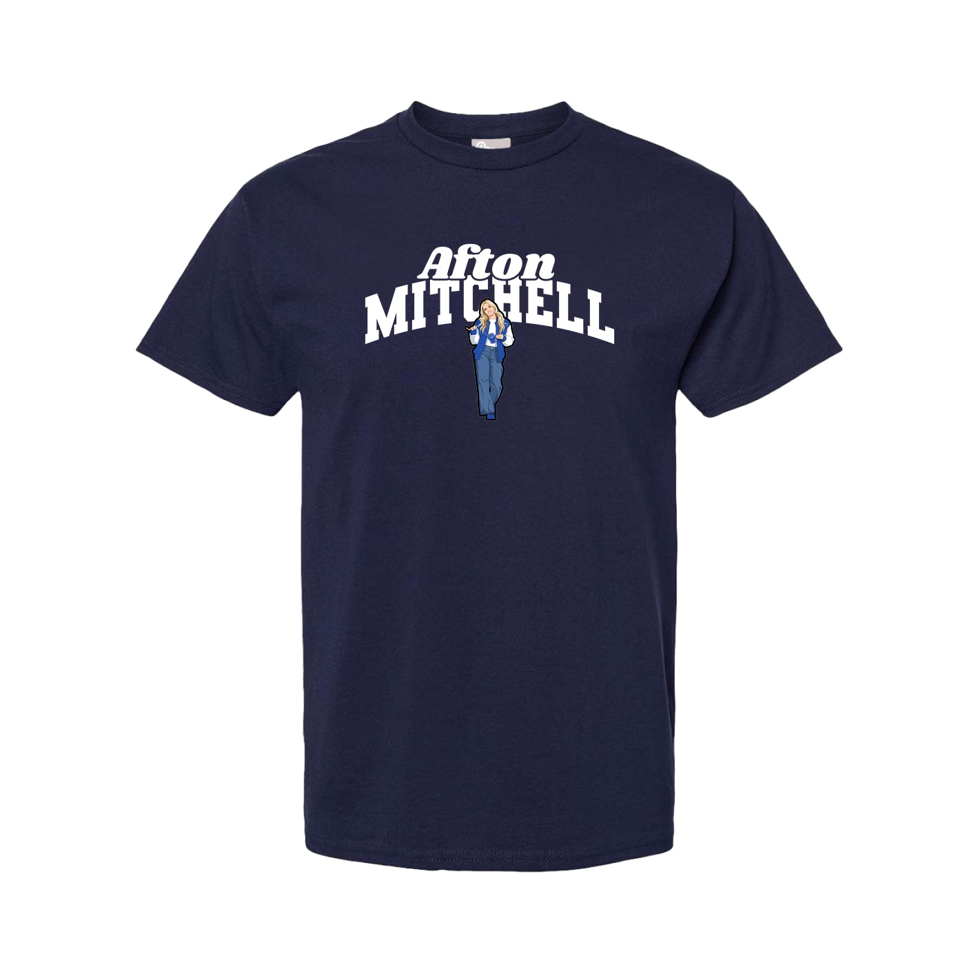 Youth Tee — Signature Arch in Navy
