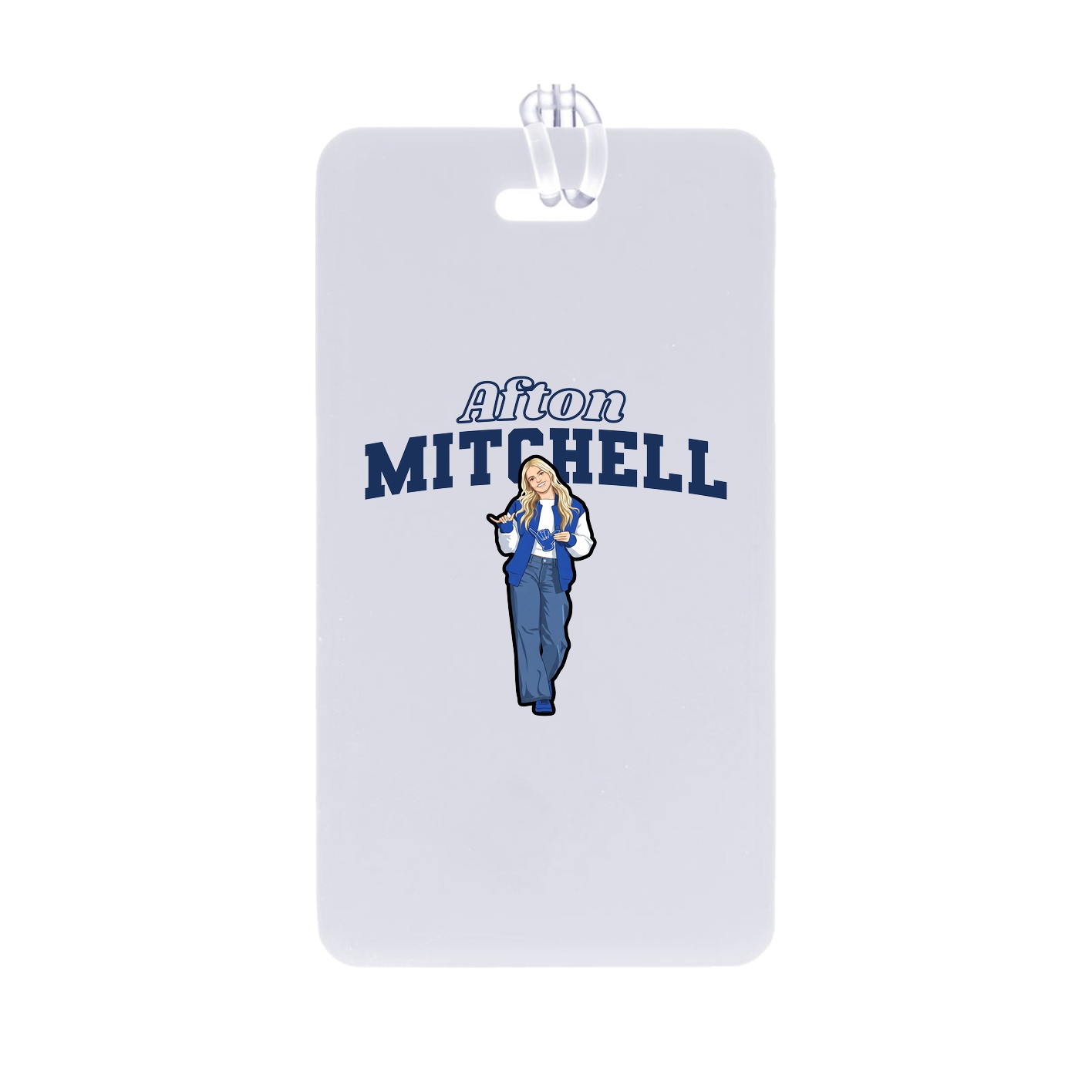 Bag Tag — Name Arch in Classic