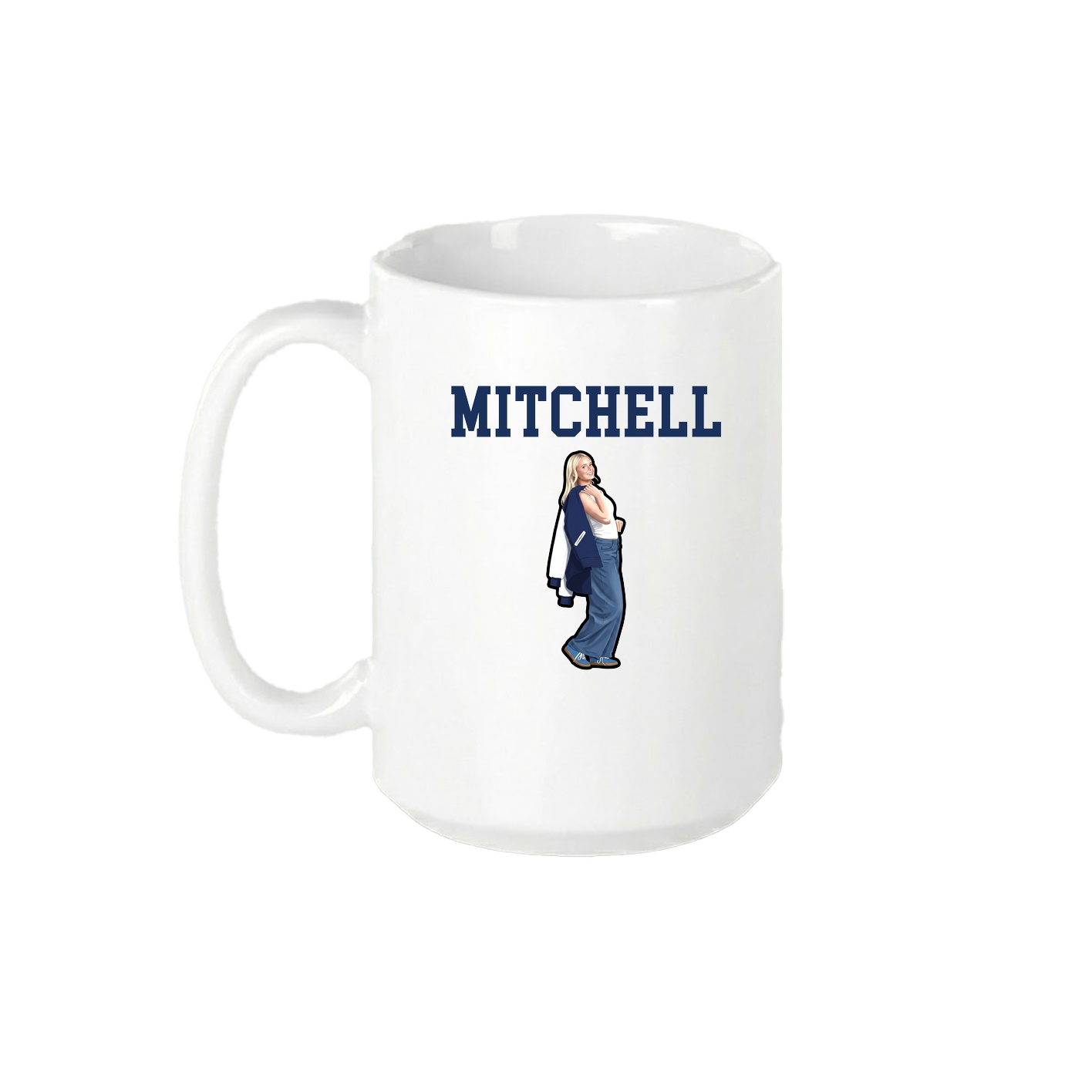 15oz Coffee Mug — Shirsey in White