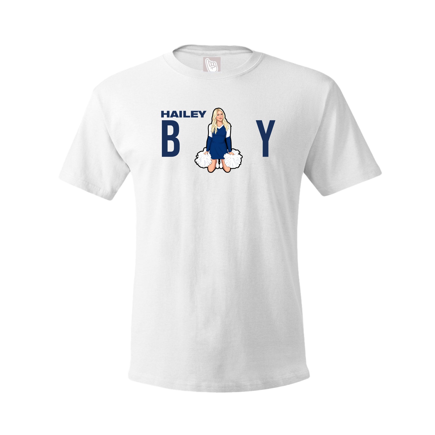 Youth Tee — Player Name in White