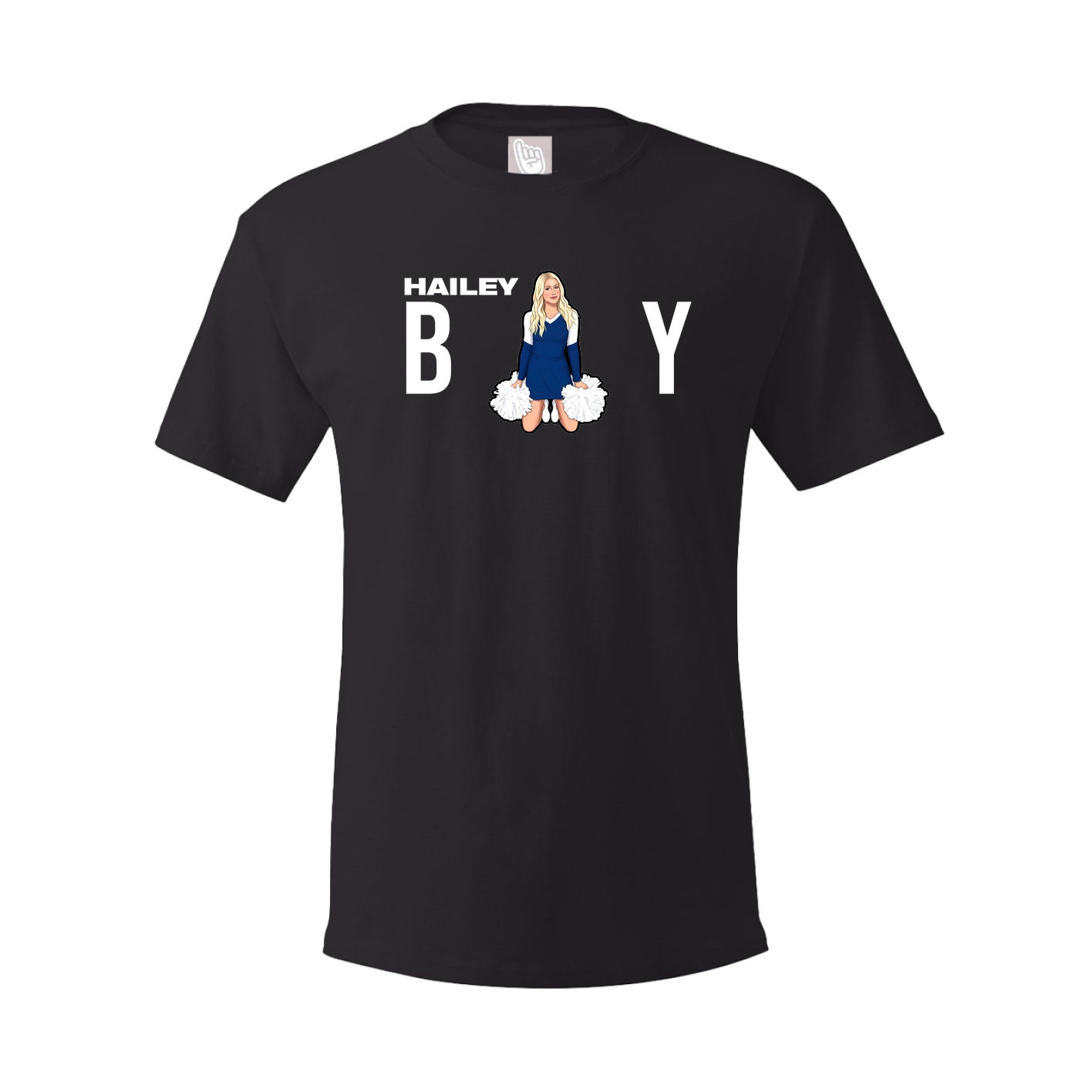 Youth Tee — Player Name in Black