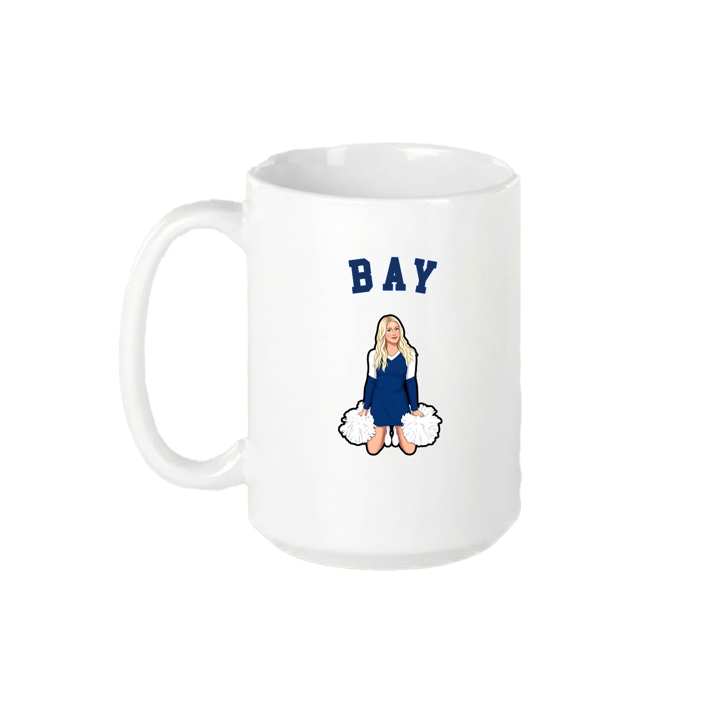 15oz Coffee Mug — Shirsey Arch in White