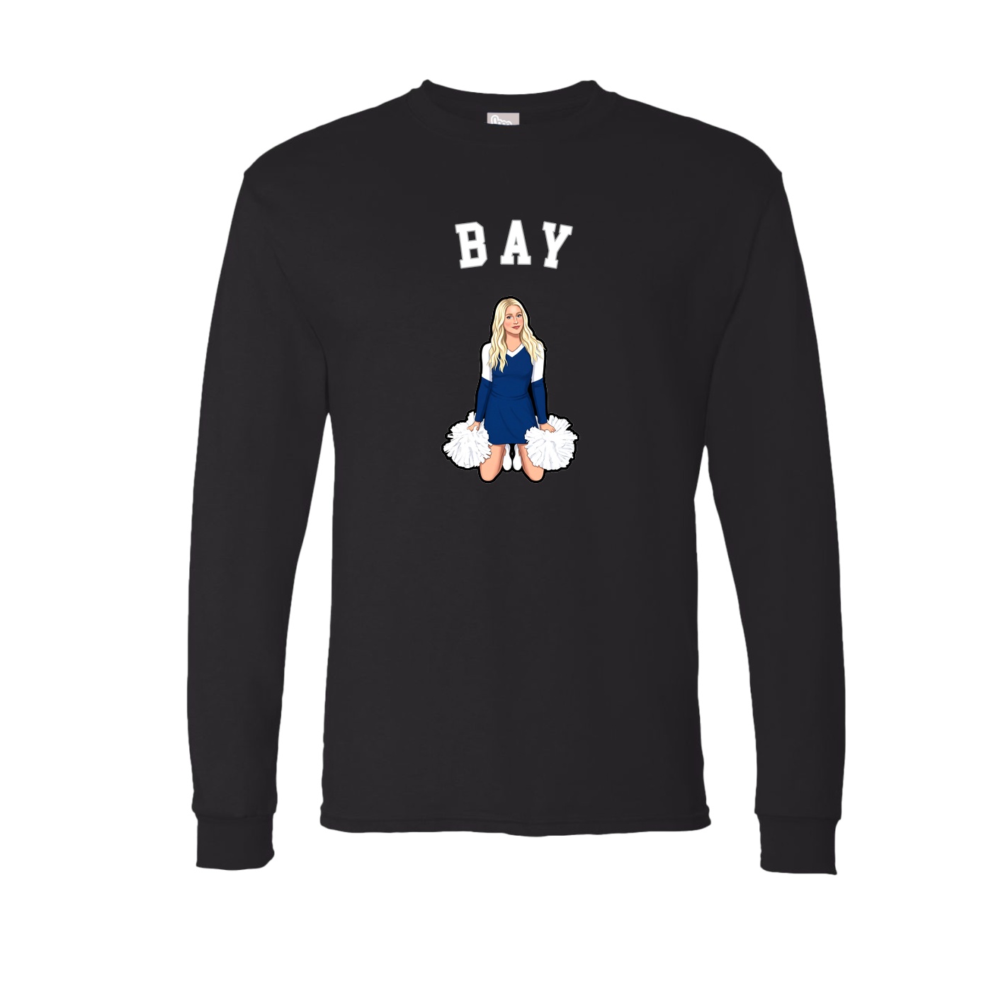 Long Sleeve Tee — Shirsey Arch in Black