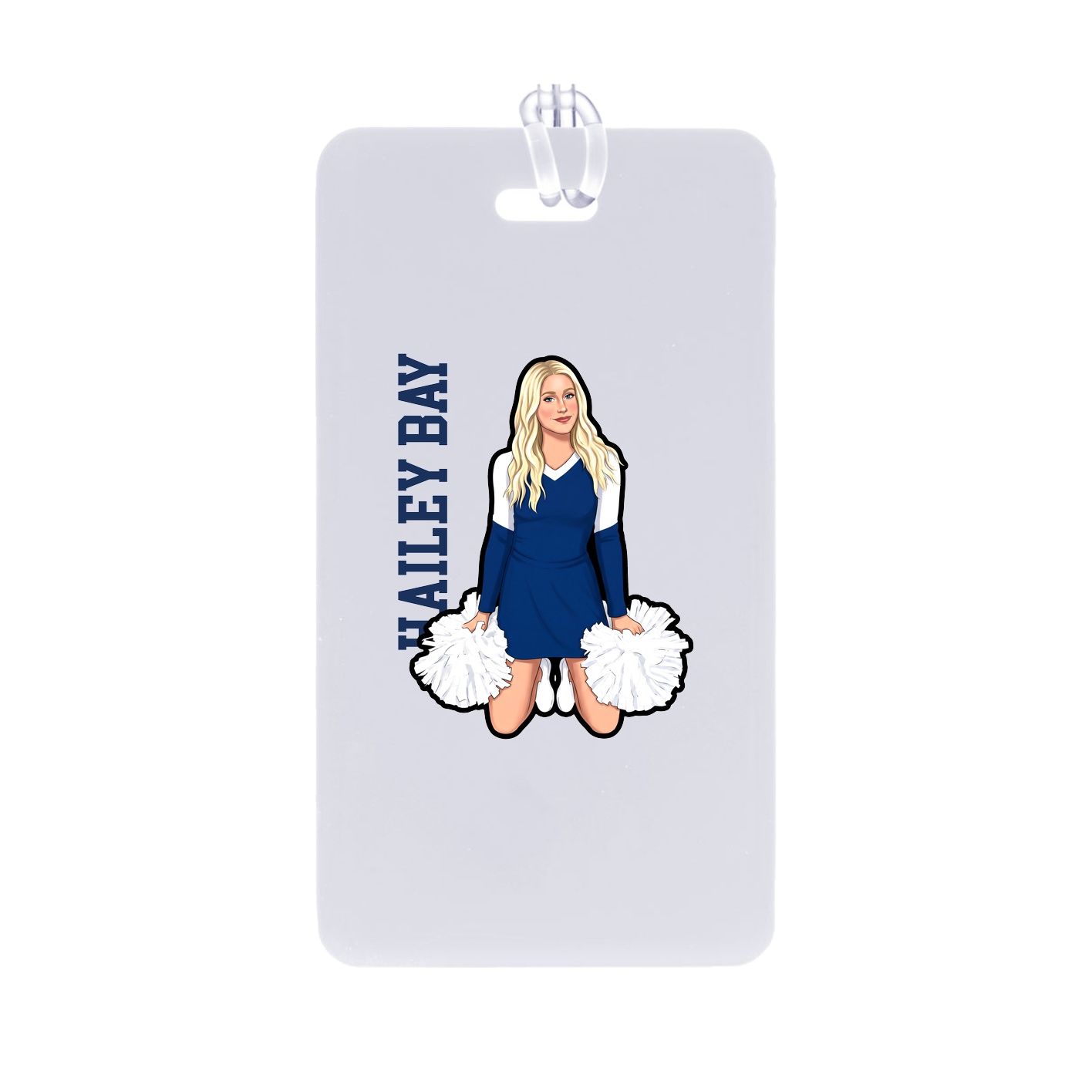 Bag Tag — Name Vertical in Classic