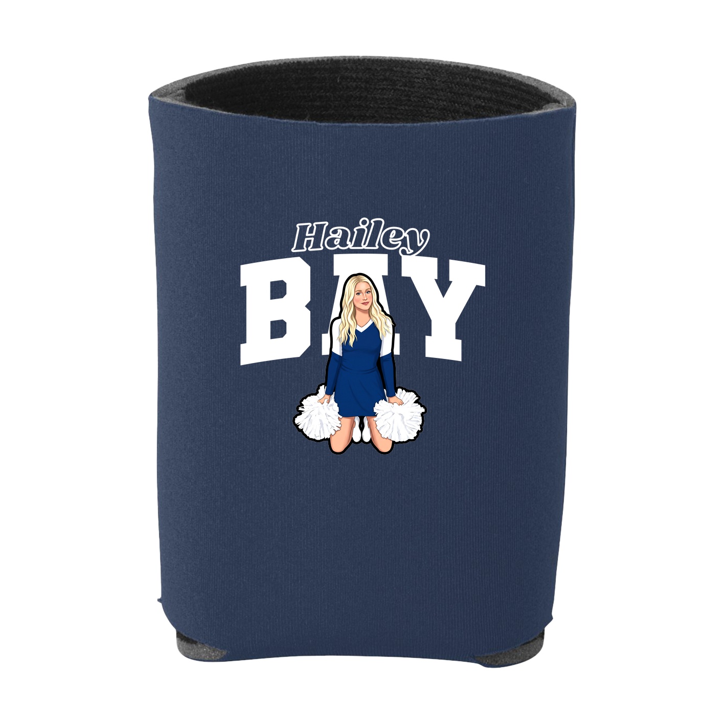 Can Holder — Name Arch in Navy