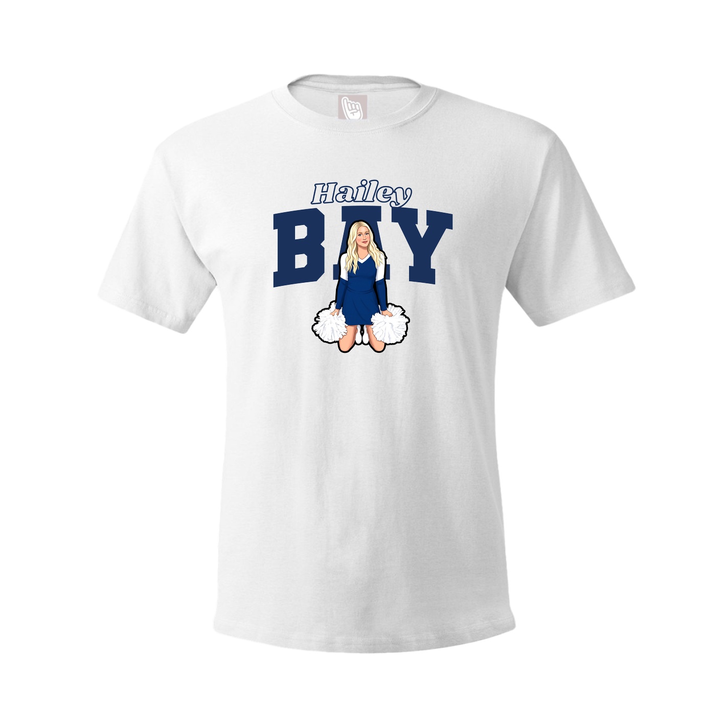 Tee — Name Arch in White