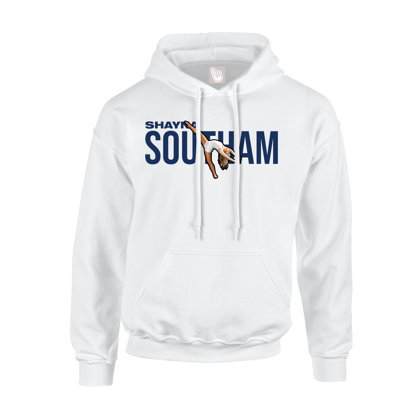 Hoodie — Player Name in White