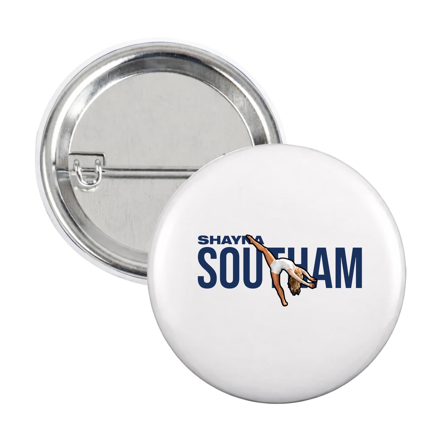 Game Day Button — Player Name in White