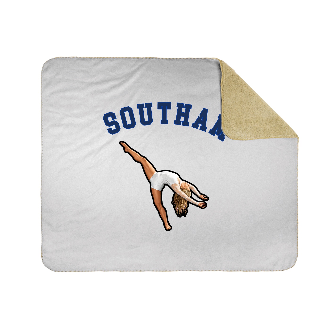 Throw Blanket — Shirsey Arch in White
