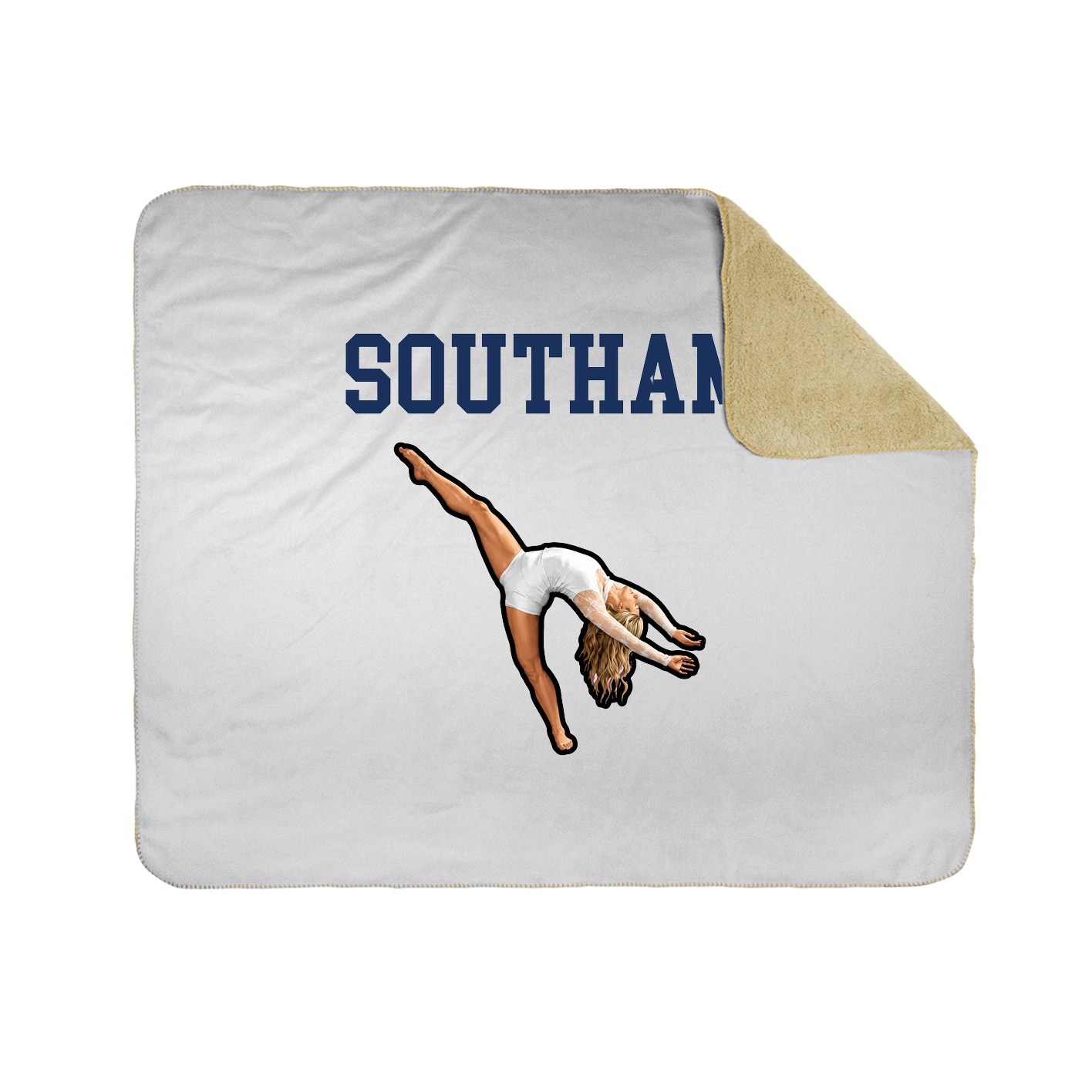 Throw Blanket — Shirsey in White