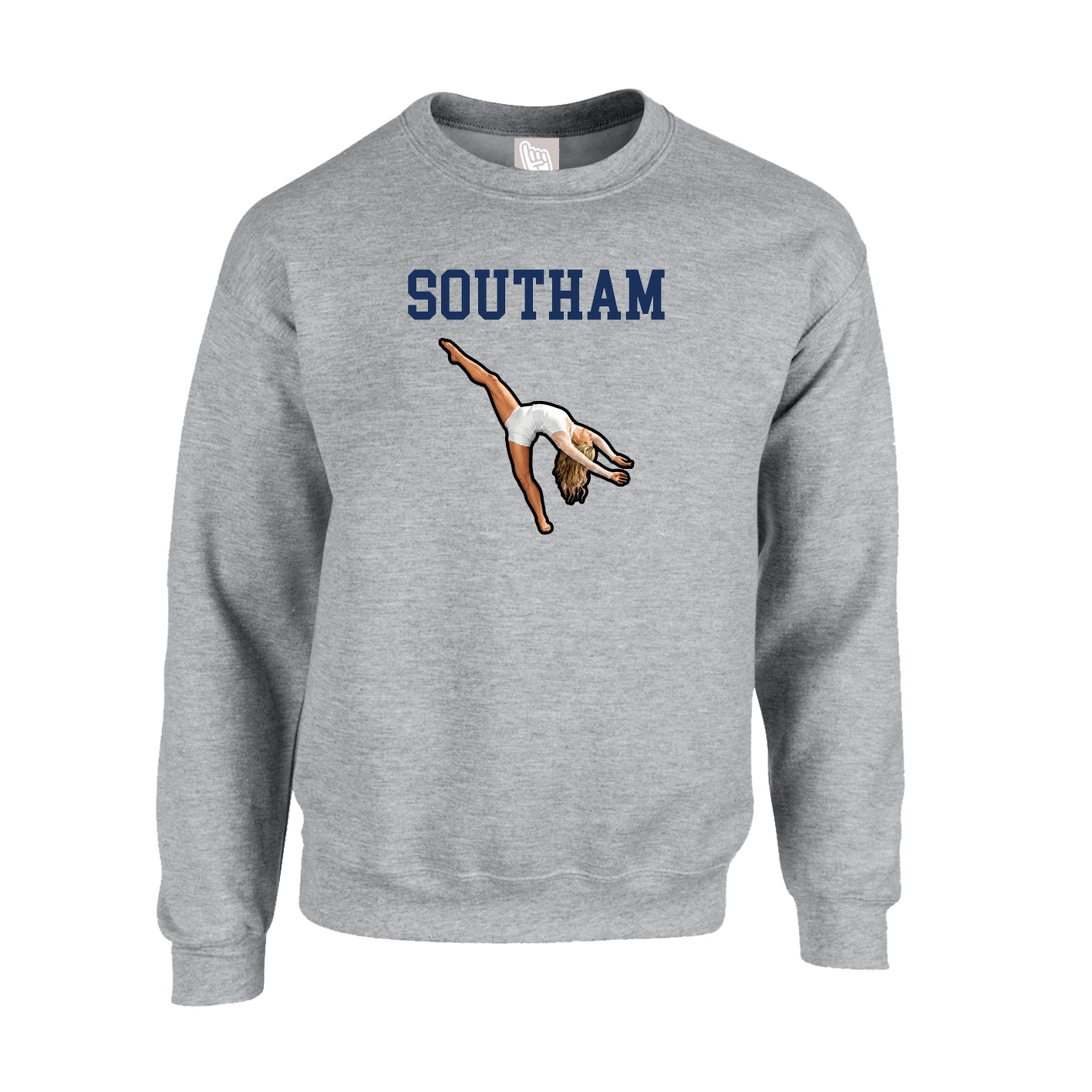 Fleece Crew — Shirsey in Grey