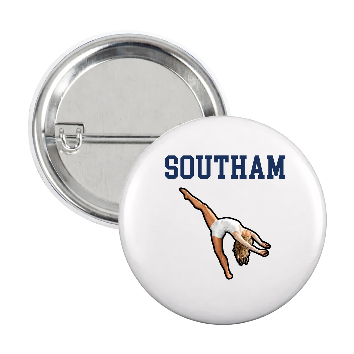 Game Day Button — Shirsey in White