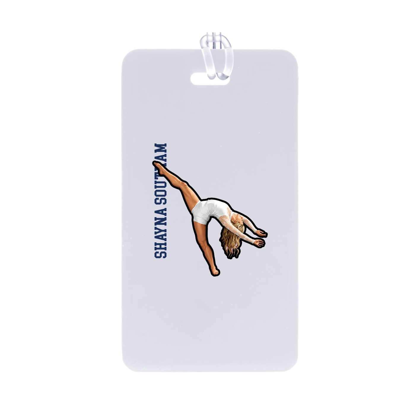 Bag Tag — Name Vertical in Classic
