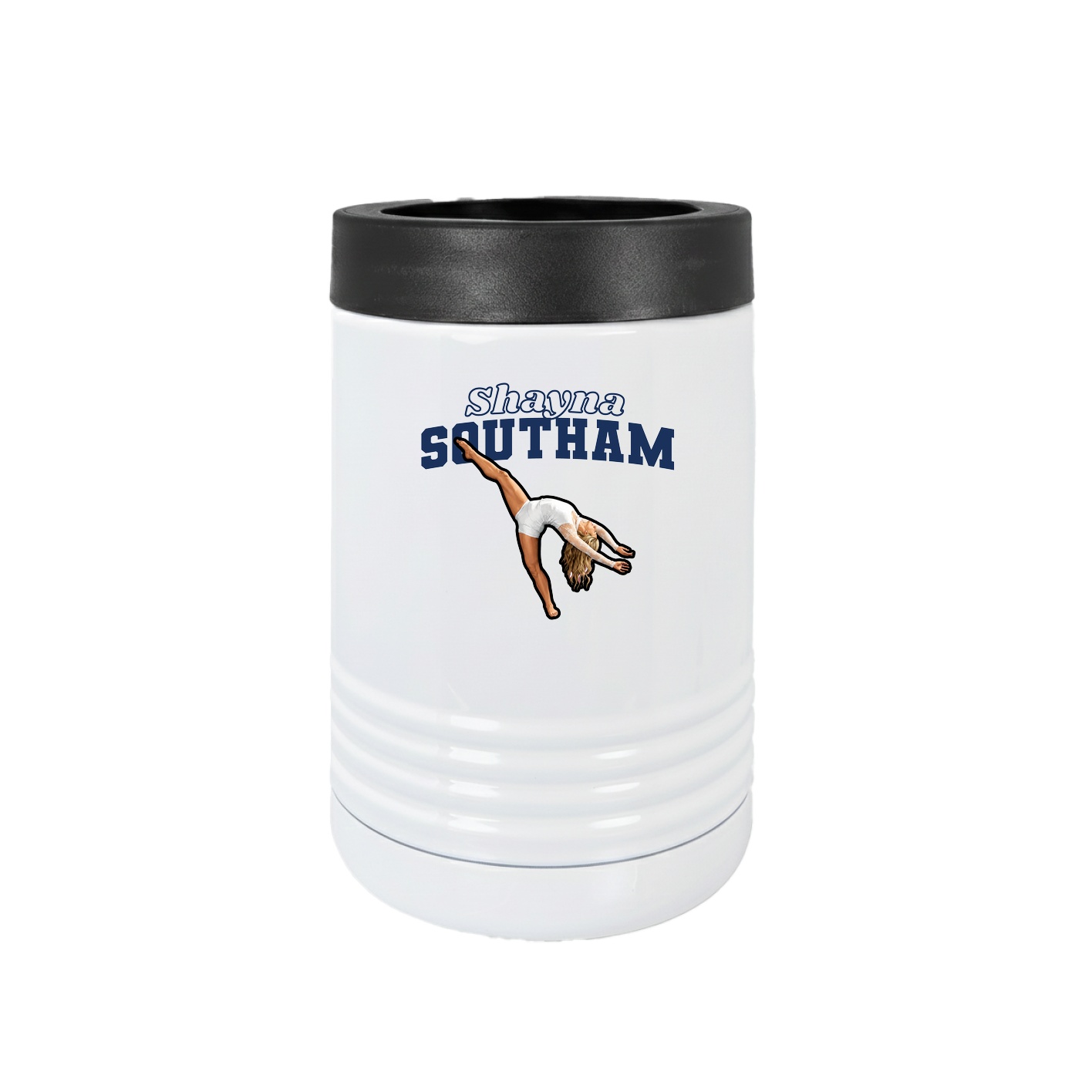 Beverage Holder — Name Arch in White