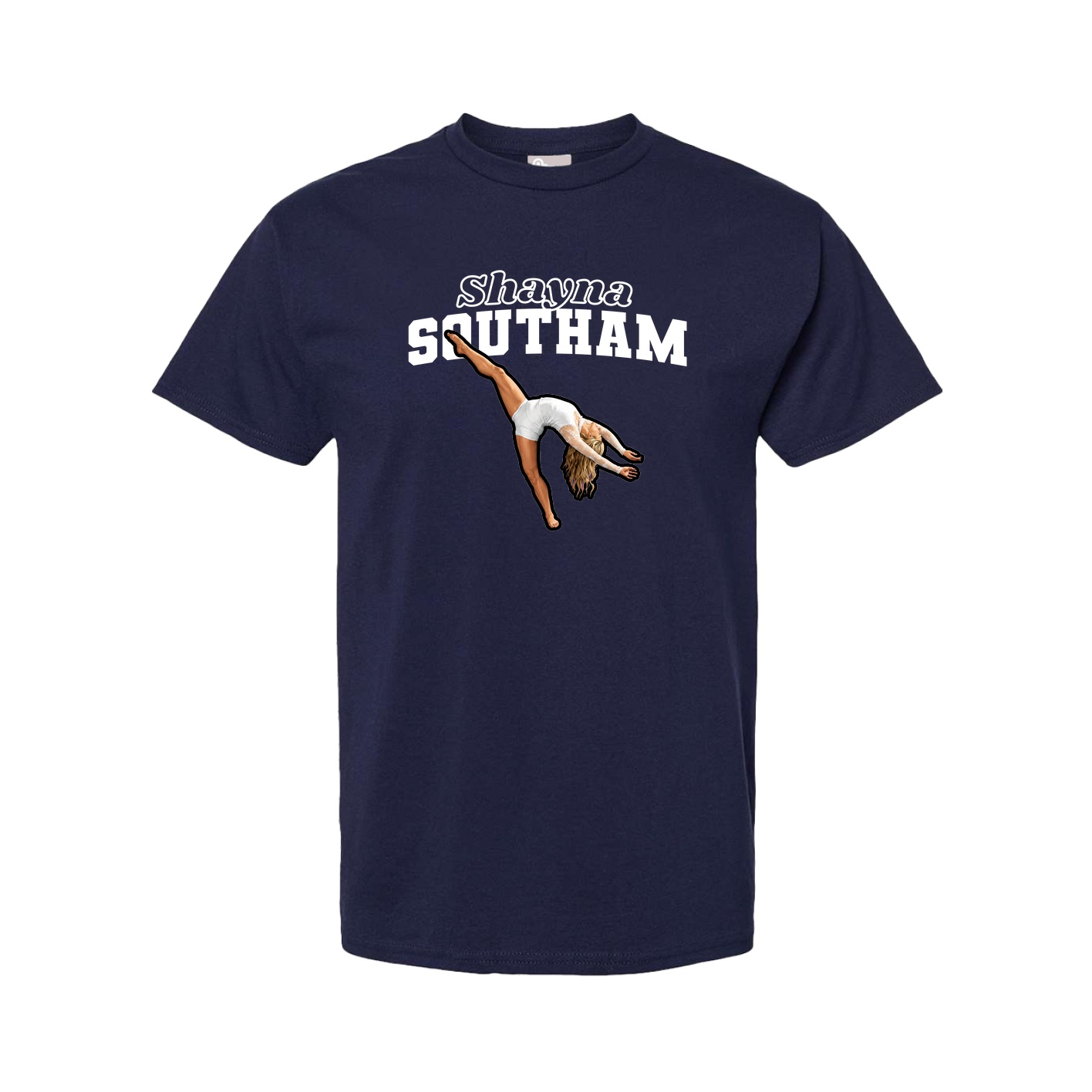 Tee — Name Arch in Navy