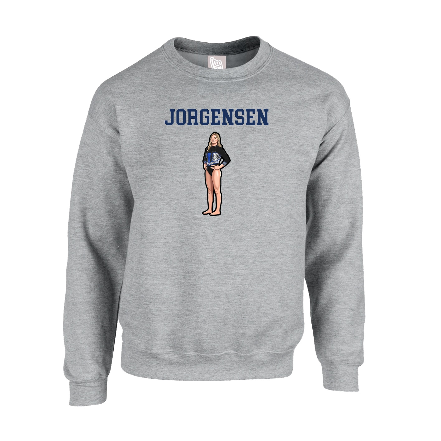 Fleece Crew — Shirsey in Grey