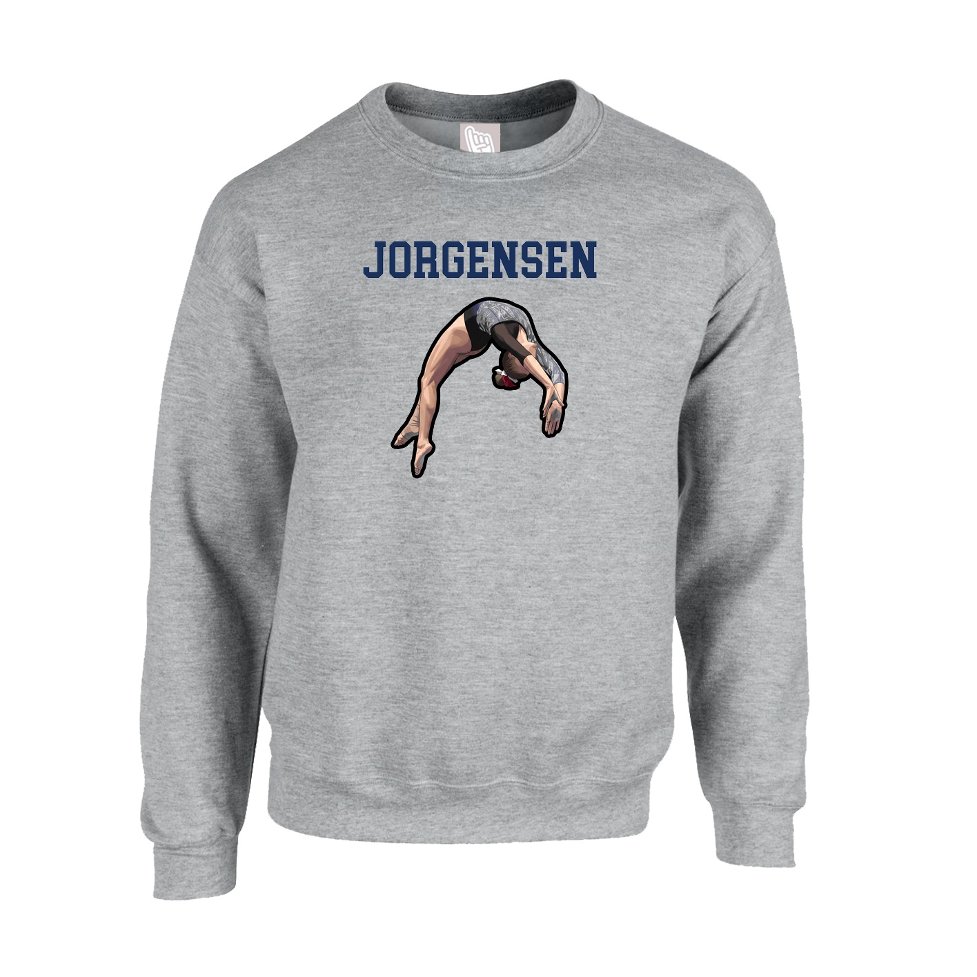 Fleece Crew — Shirsey in Grey